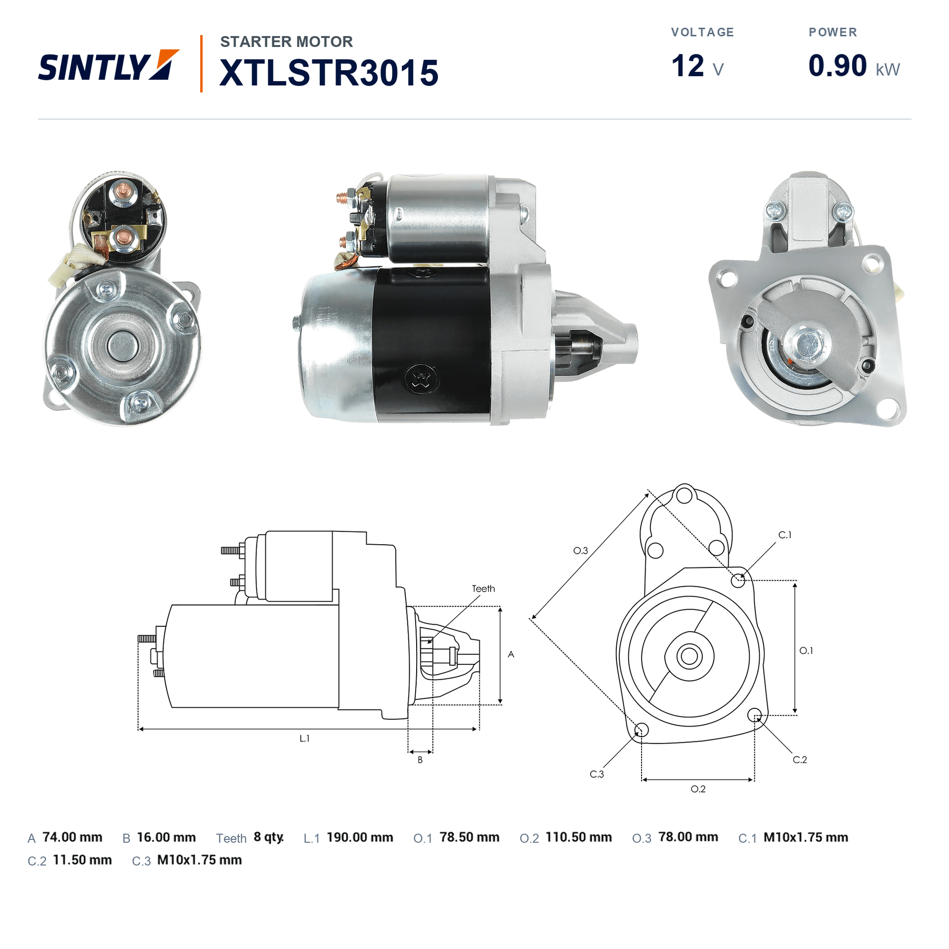 Starter XTLSTR3015