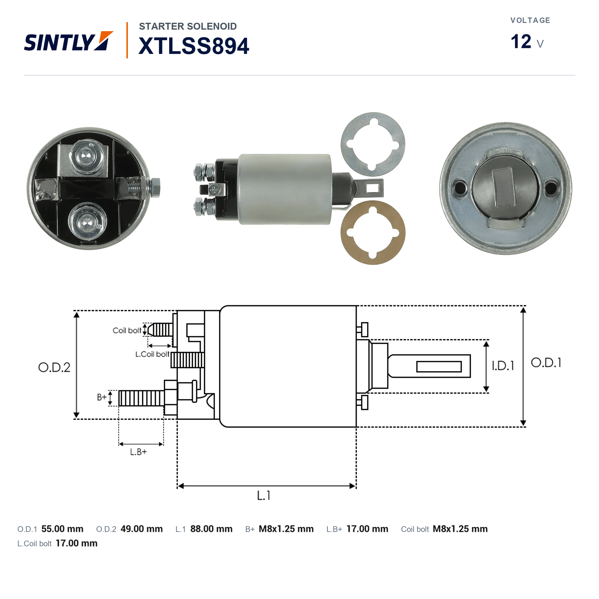 Starter Solenoid XTLSS894