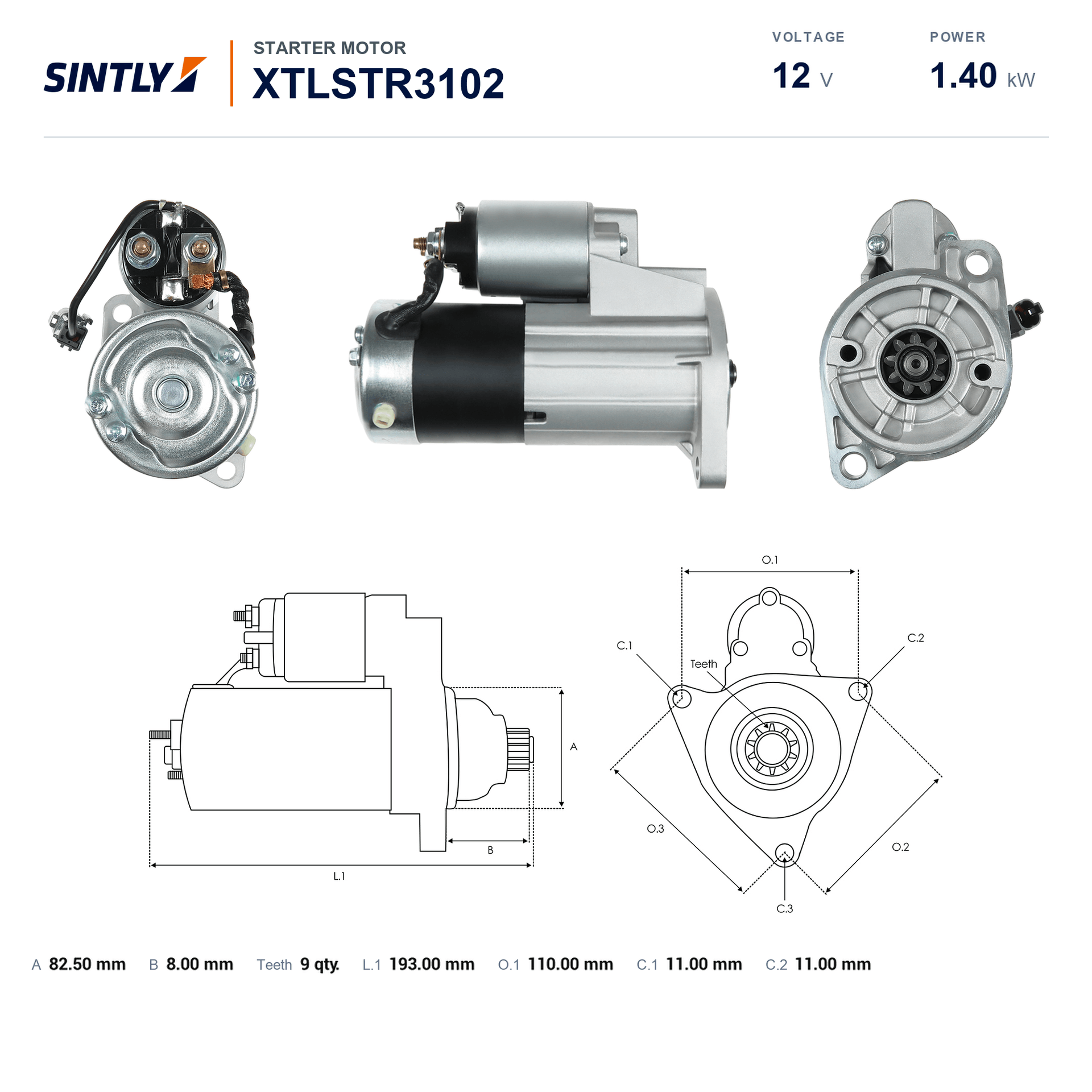 Starter XTLSTR3102