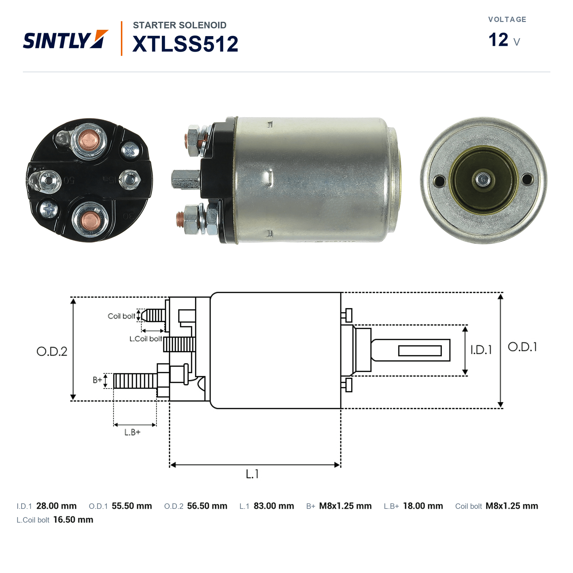 Solenoide de arranque XTLSS512