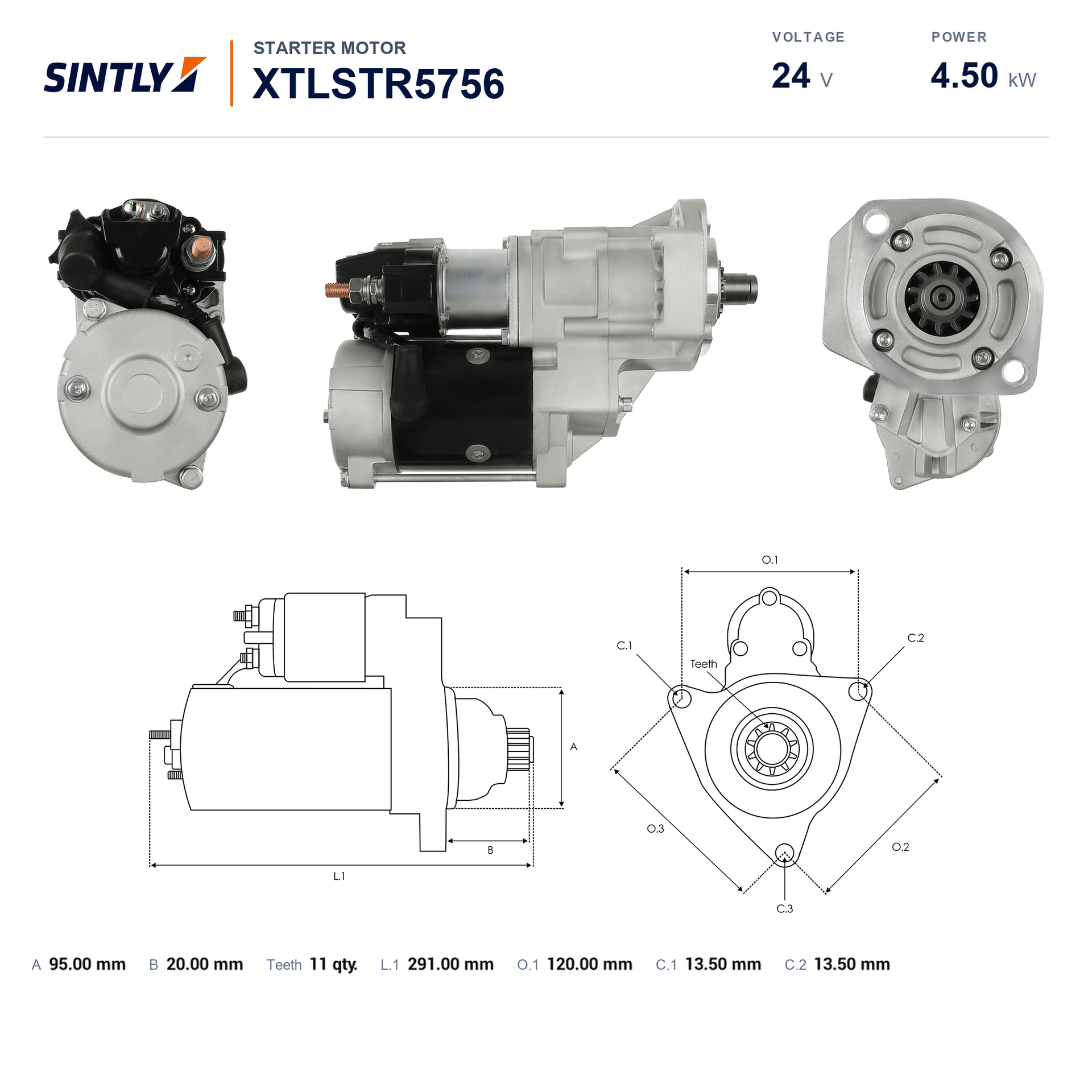 Starter XTLSTR5756