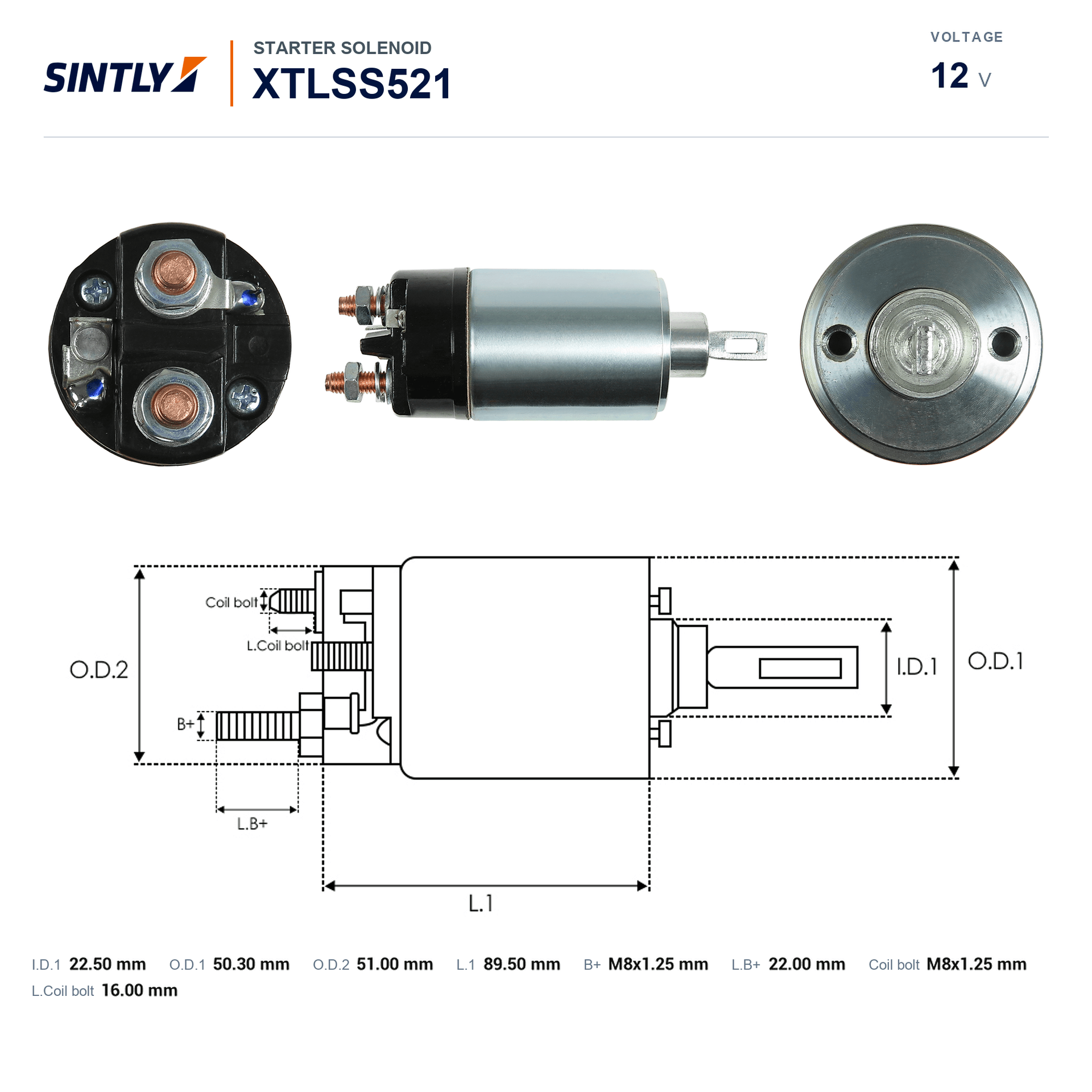 Starter Solenoid XTLSS521