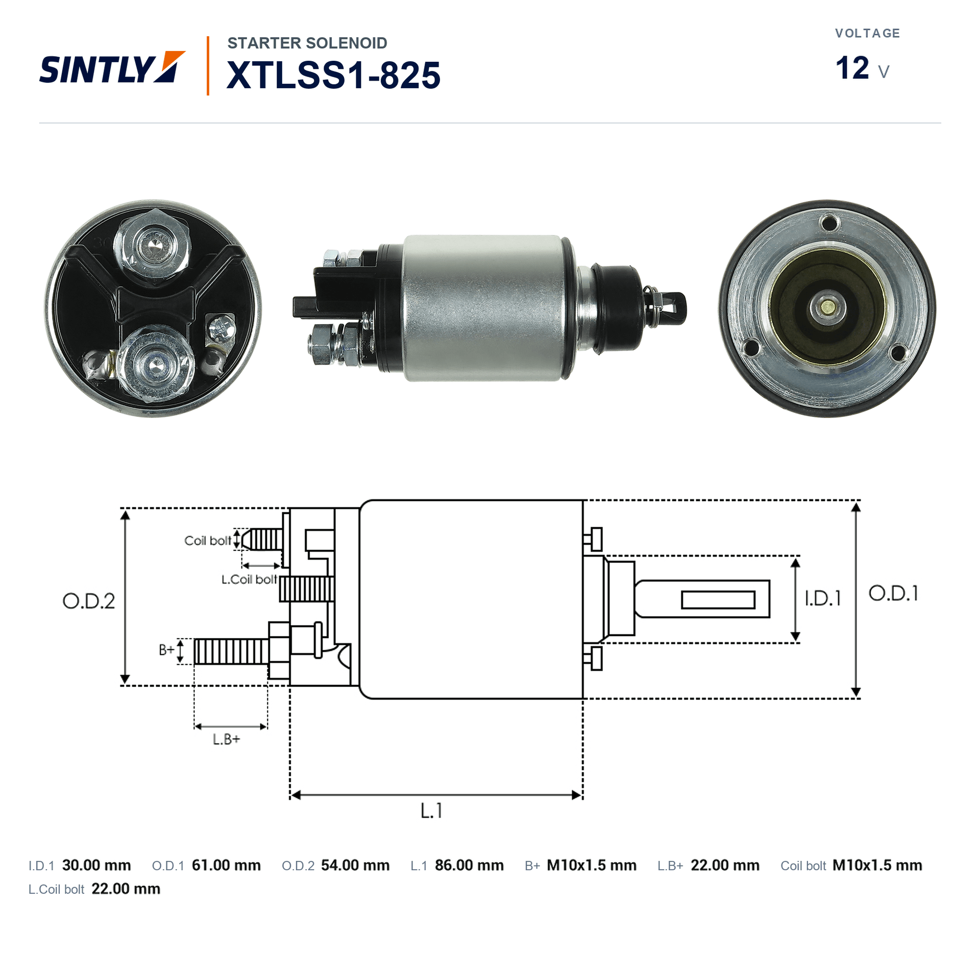 Starter Solenoid XTLSS1-825