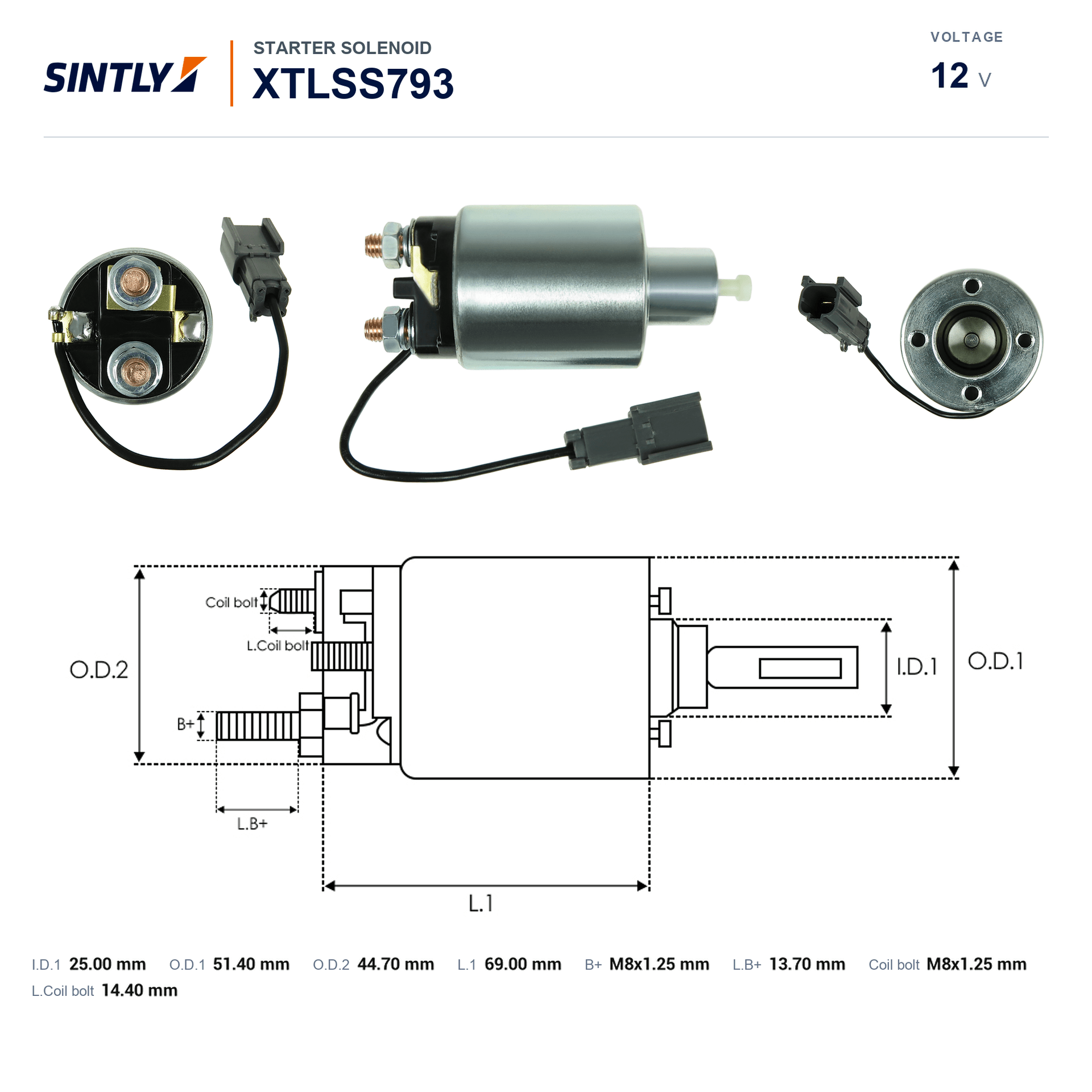 Starter Solenoid XTLSS793