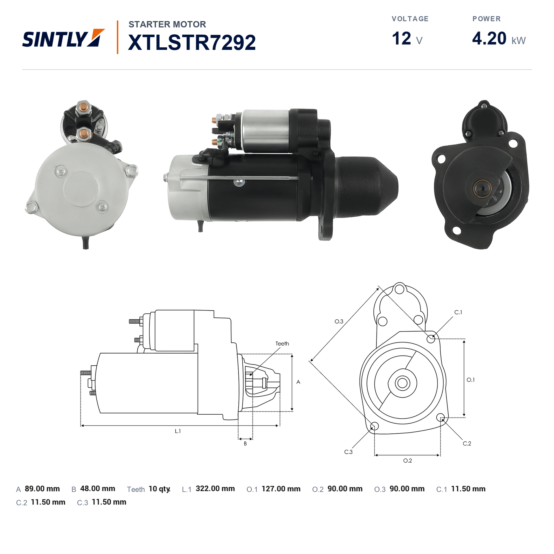 Starter XTLSTR7292