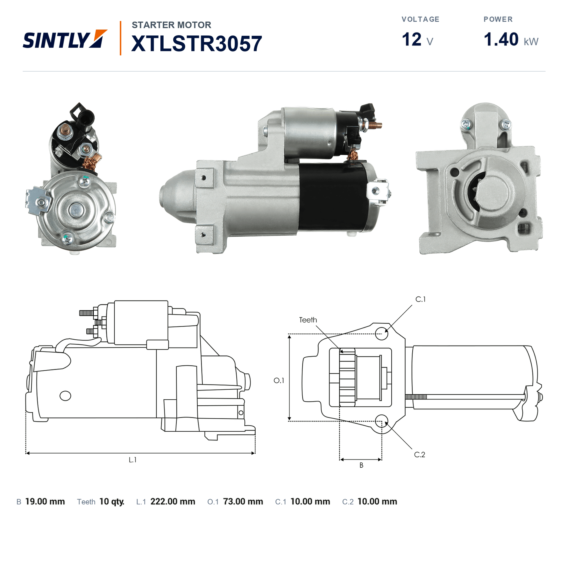 Starter XTLSTR3057