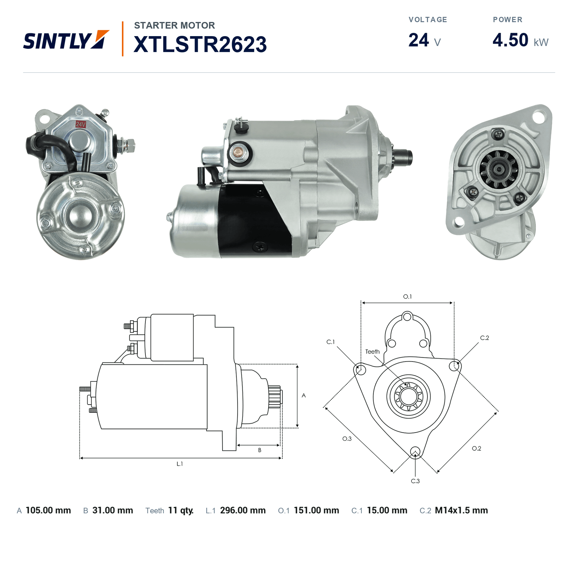 Starter XTLSTR2623