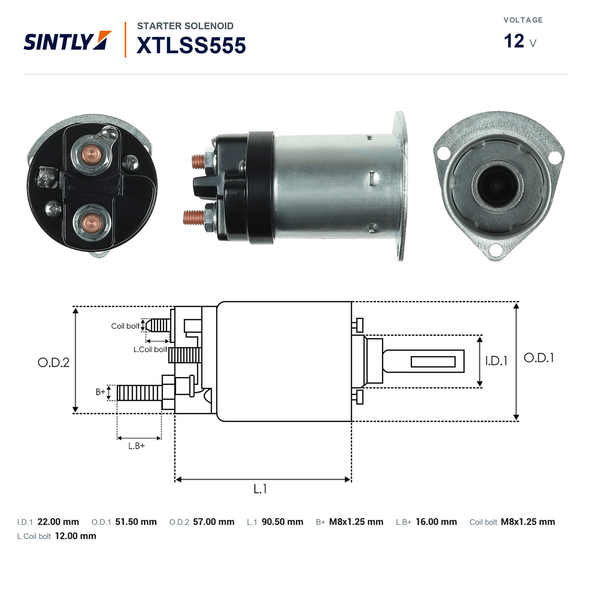 Starter Solenoid XTLSS555