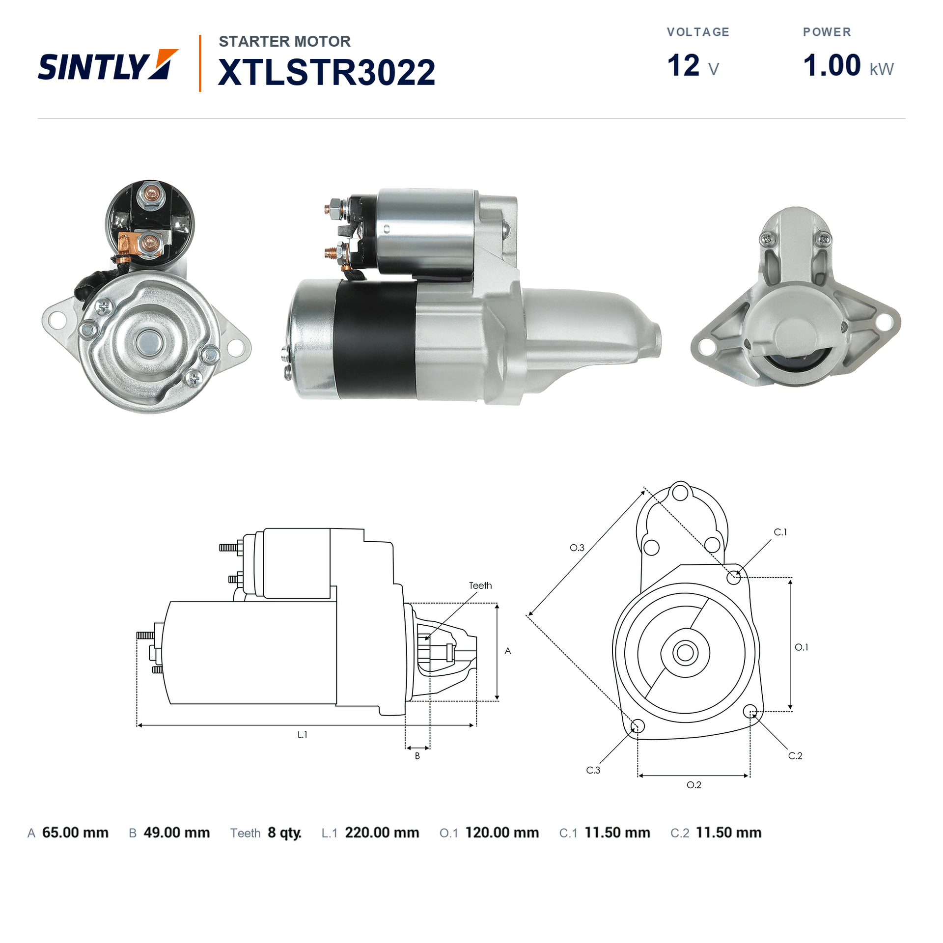 Starter XTLSTR3022