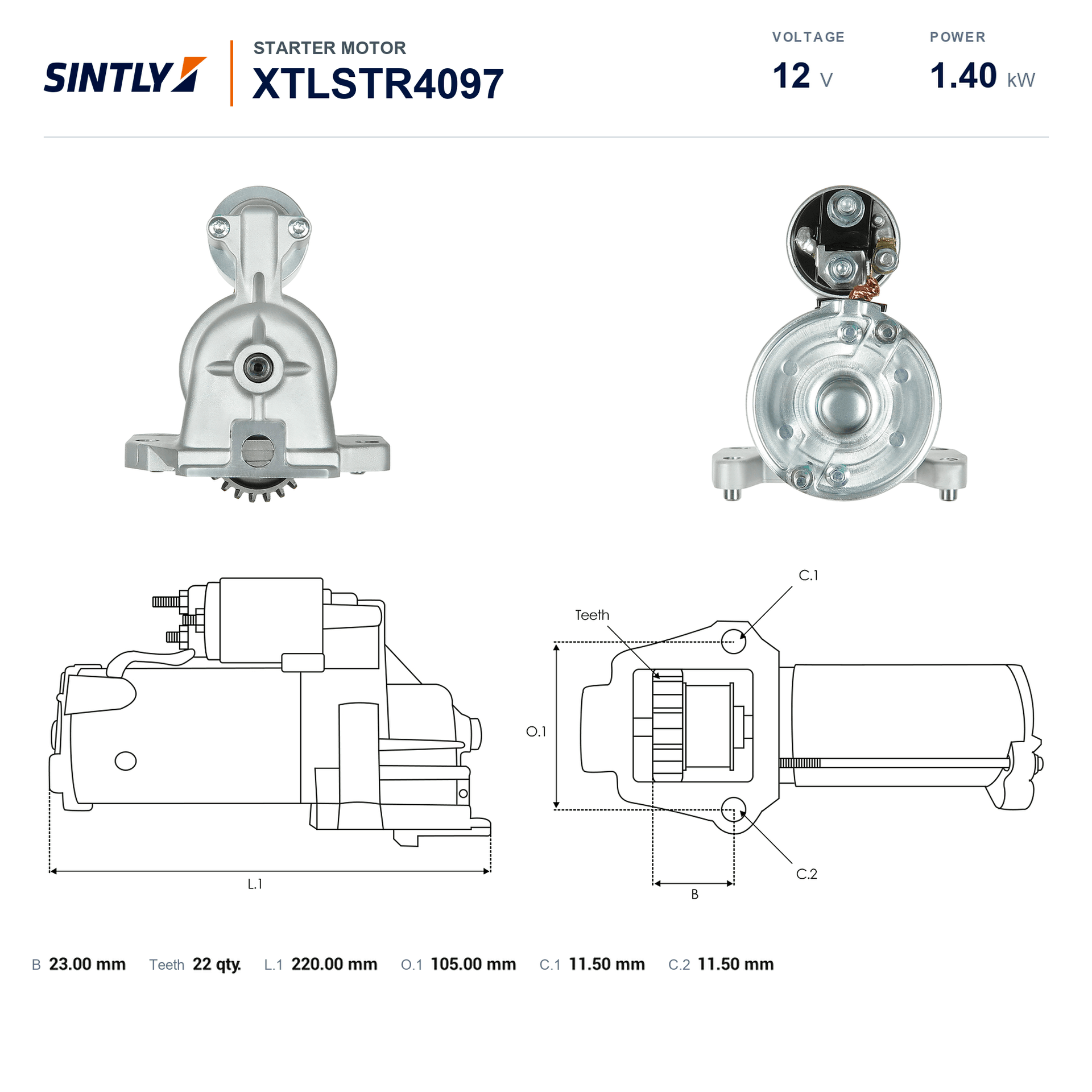 Starter XTLSTR4097