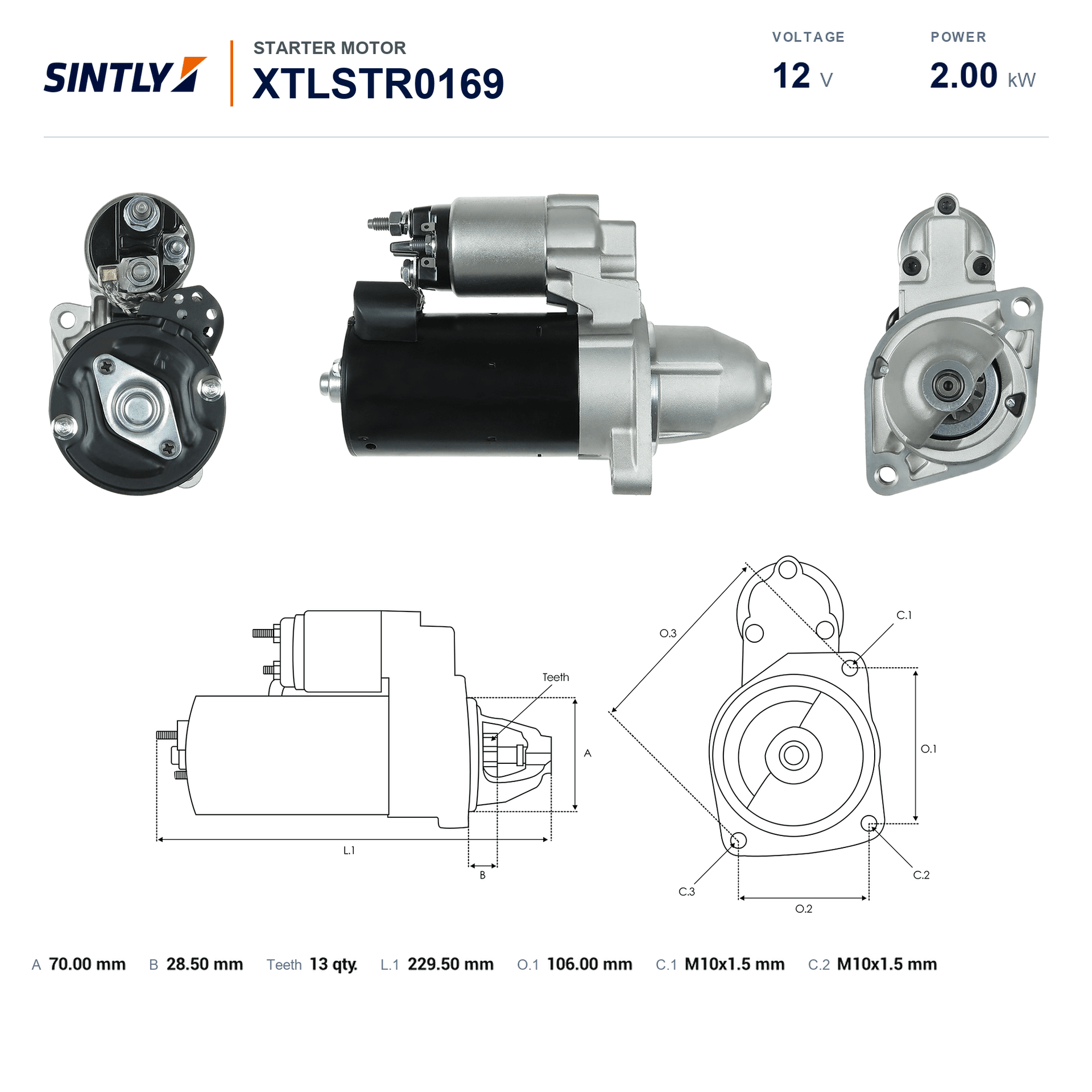 Starter XTLSTR0169