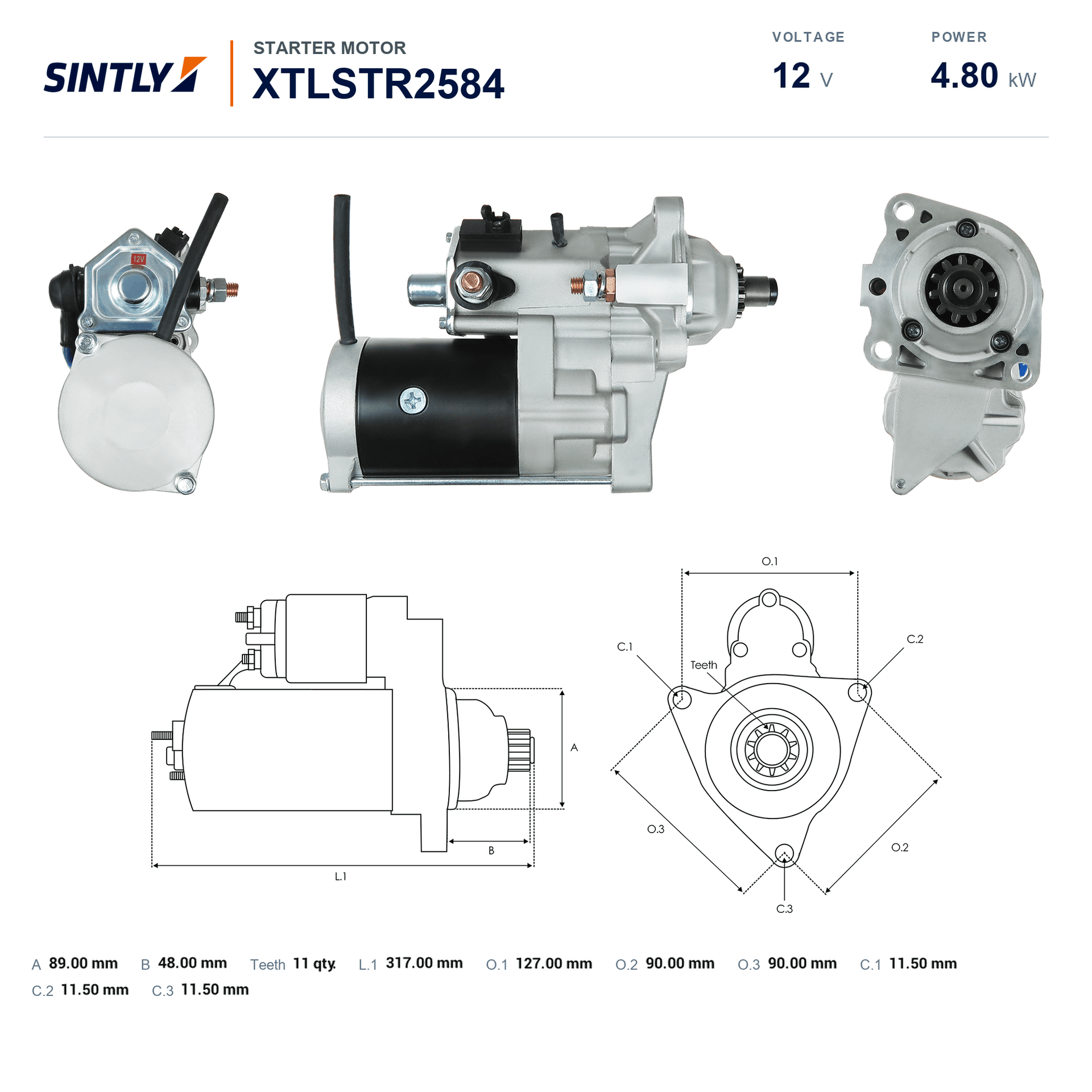 Starter XTLSTR2584