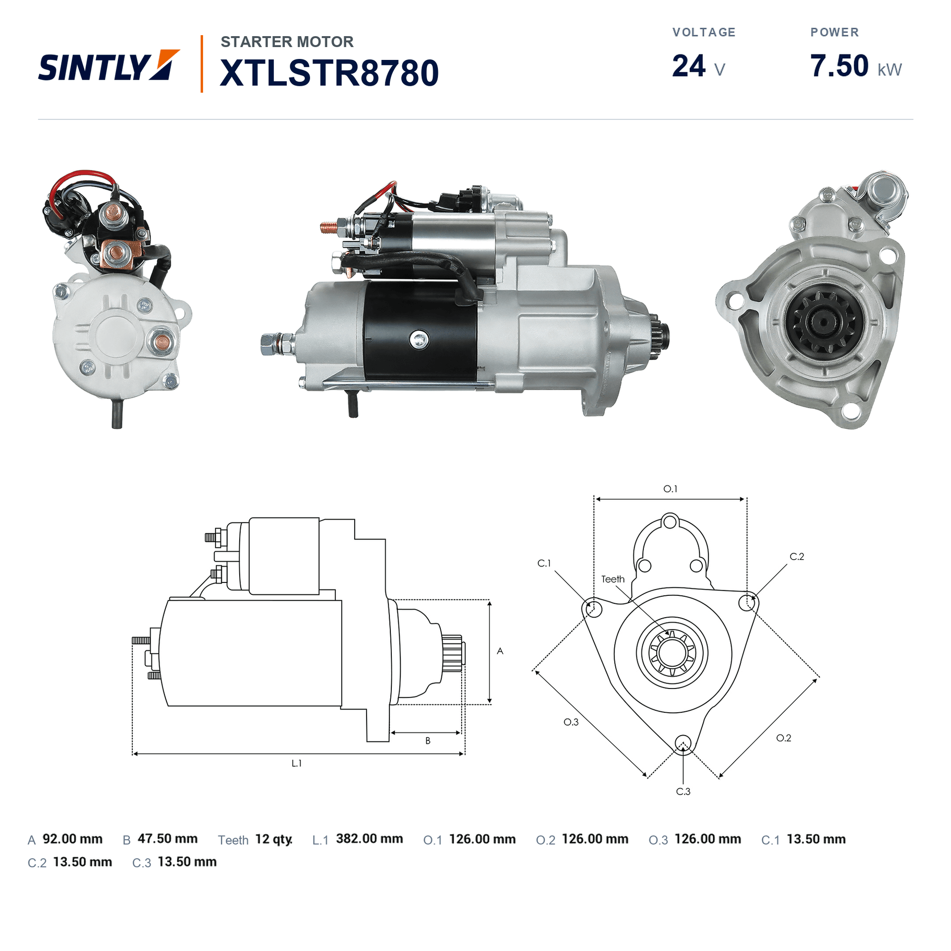 Starter XTLSTR8780