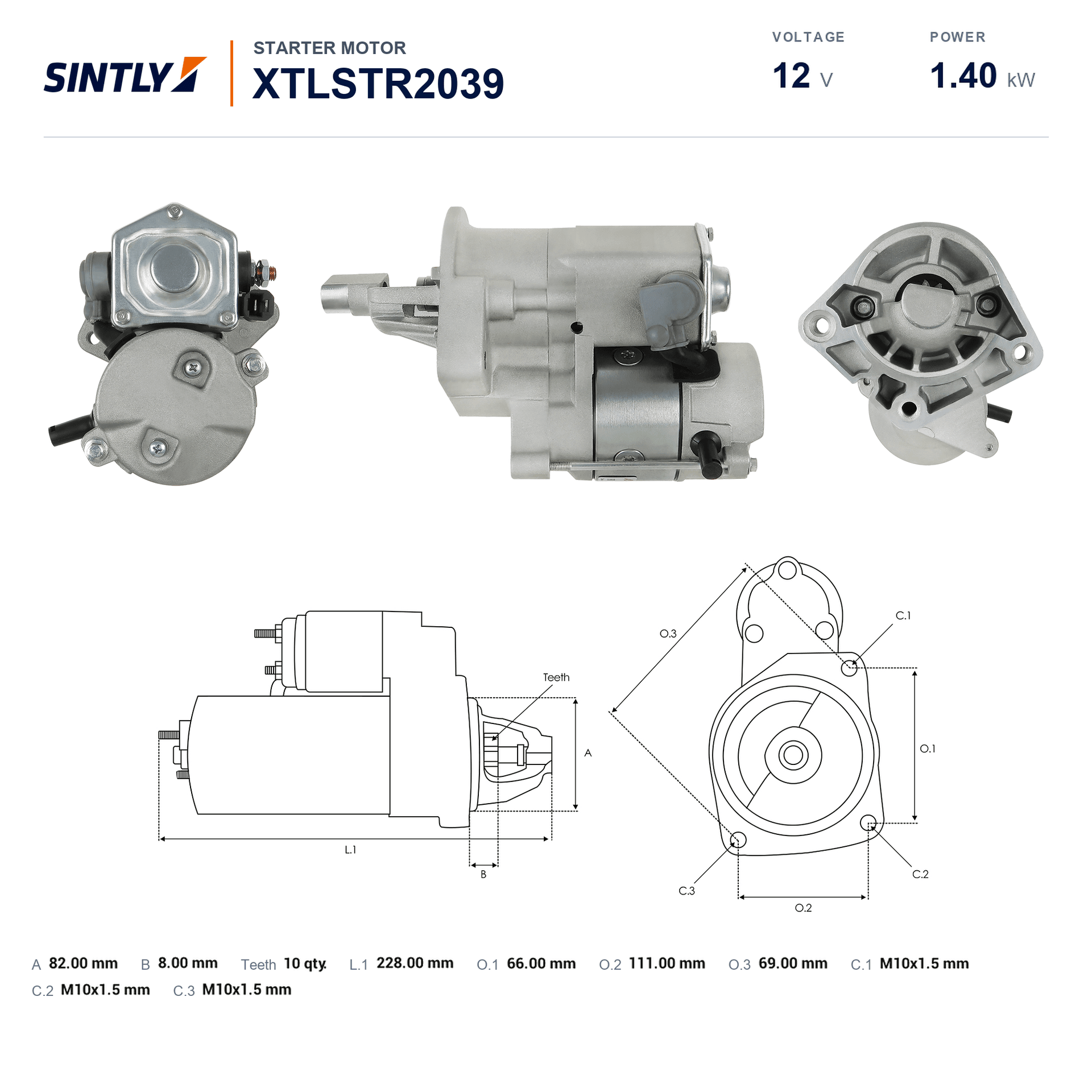 Starter XTLSTR2039