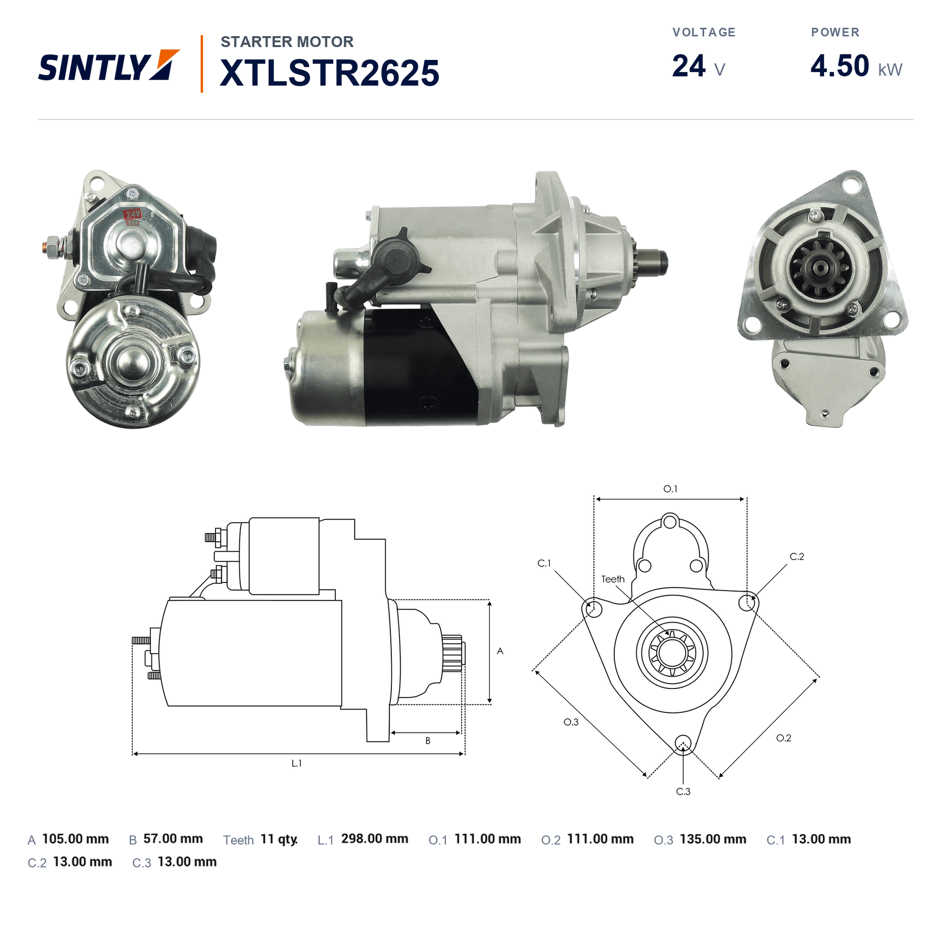 Starter XTLSTR2625