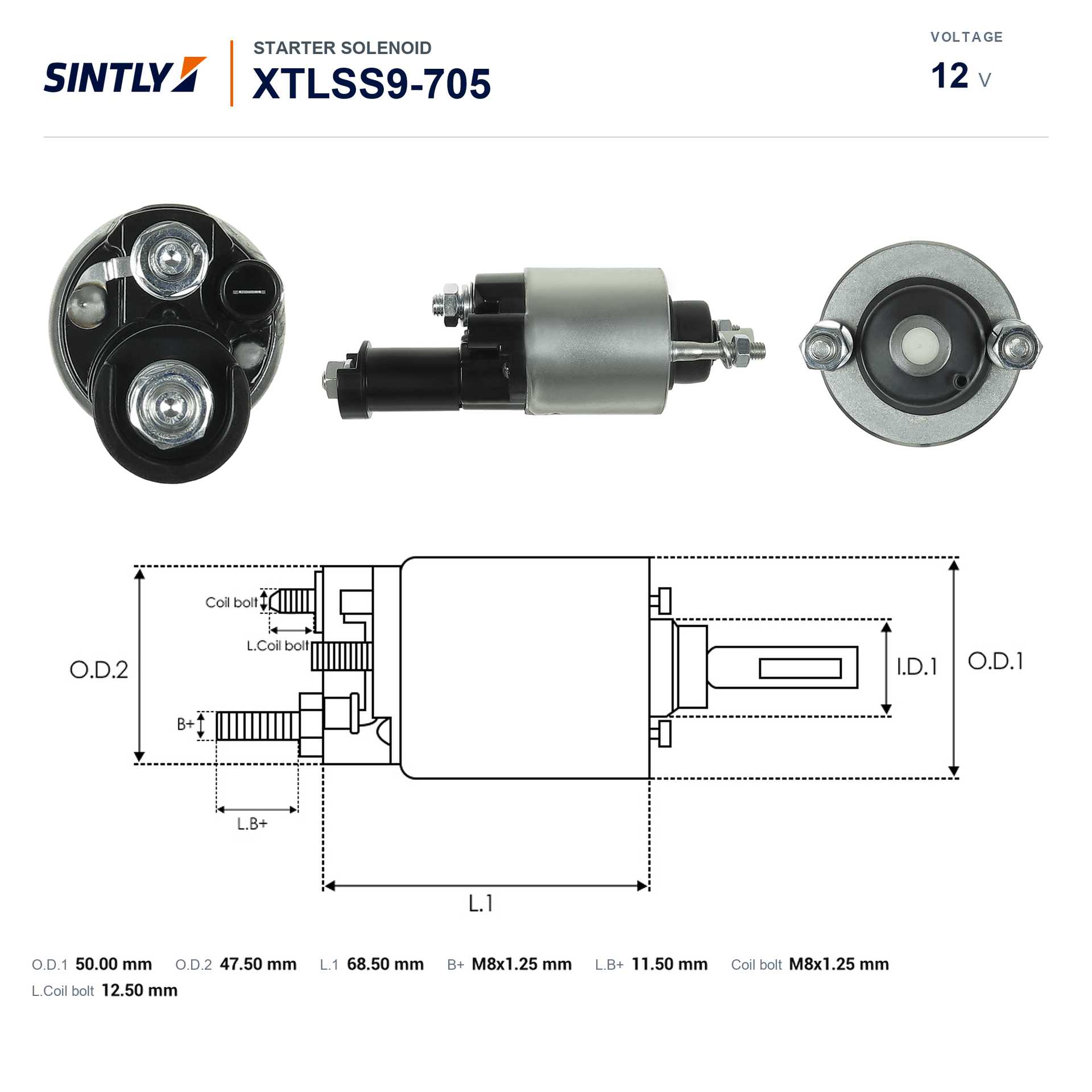 Starter Solenoid XTLSS9-705