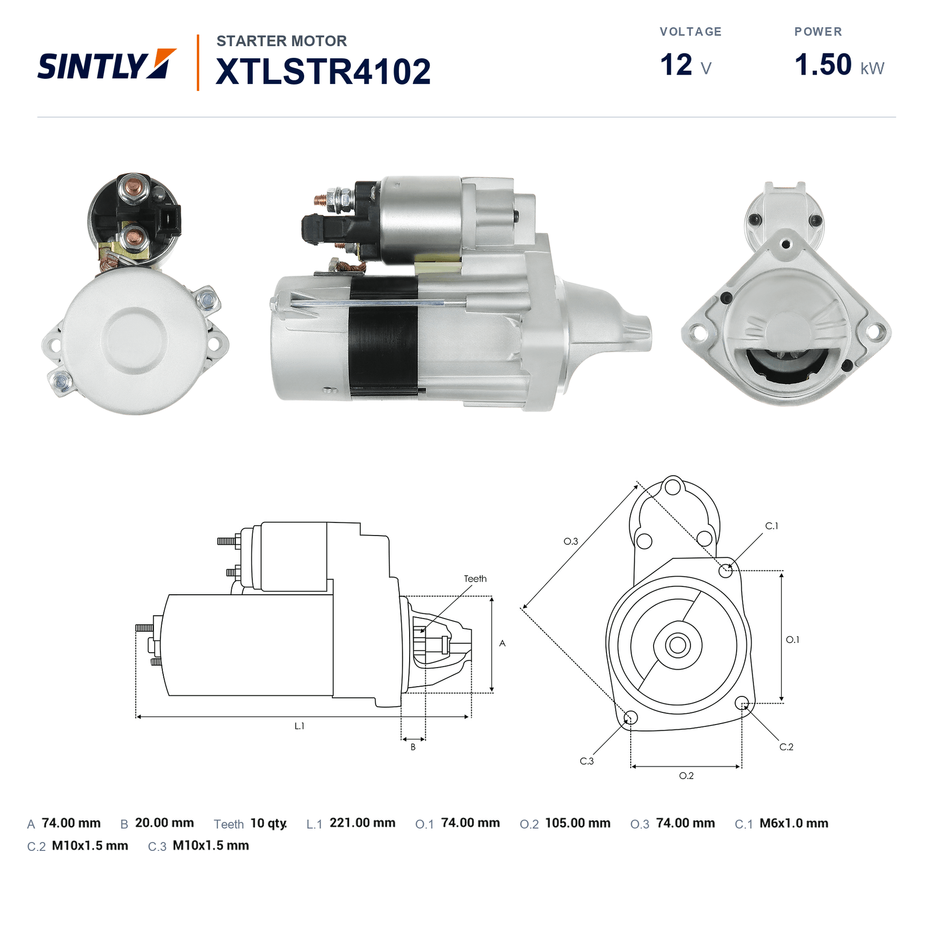 Starter XTLSTR4102