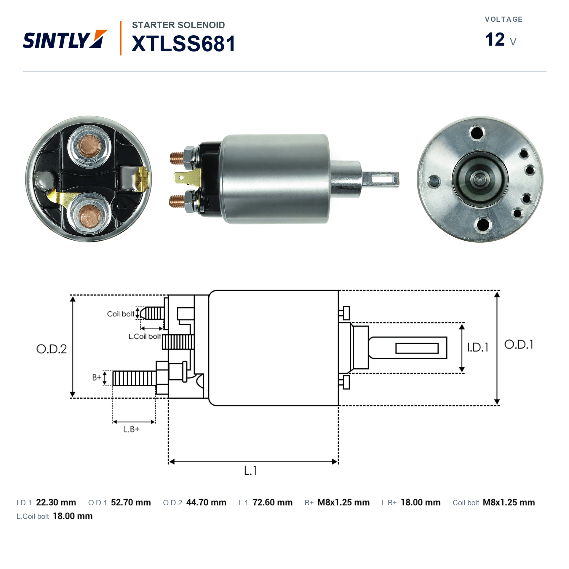 Starter Solenoid XTLSS681
