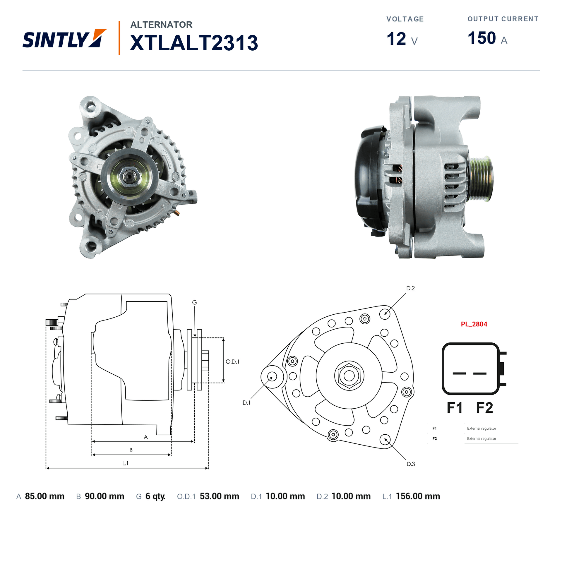 Alternator XTLALT2313