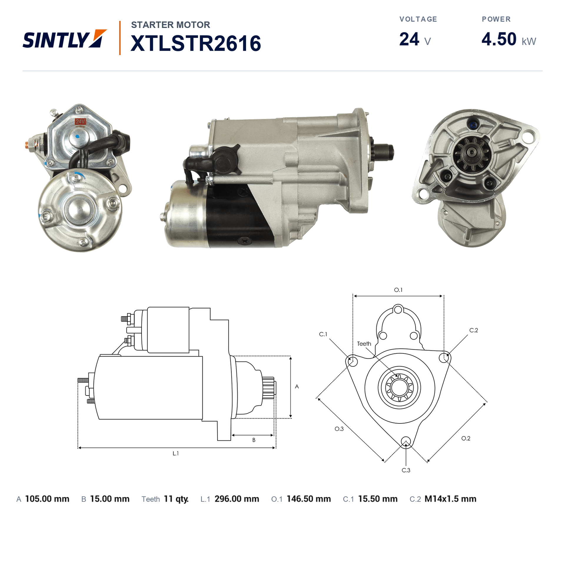 Starter XTLSTR2616