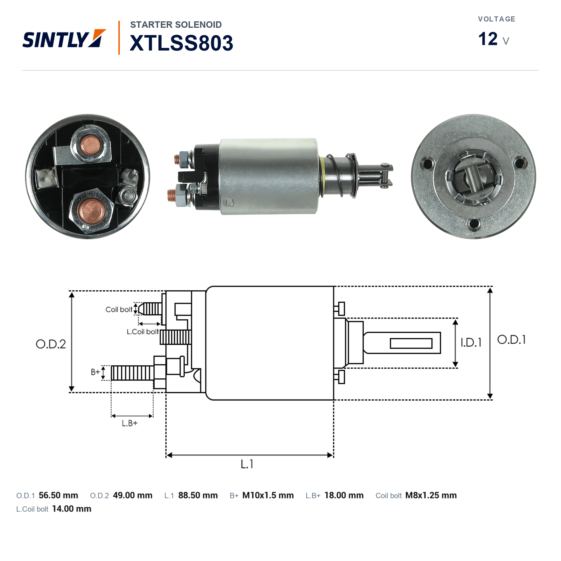 Starter Solenoid XTLSS803