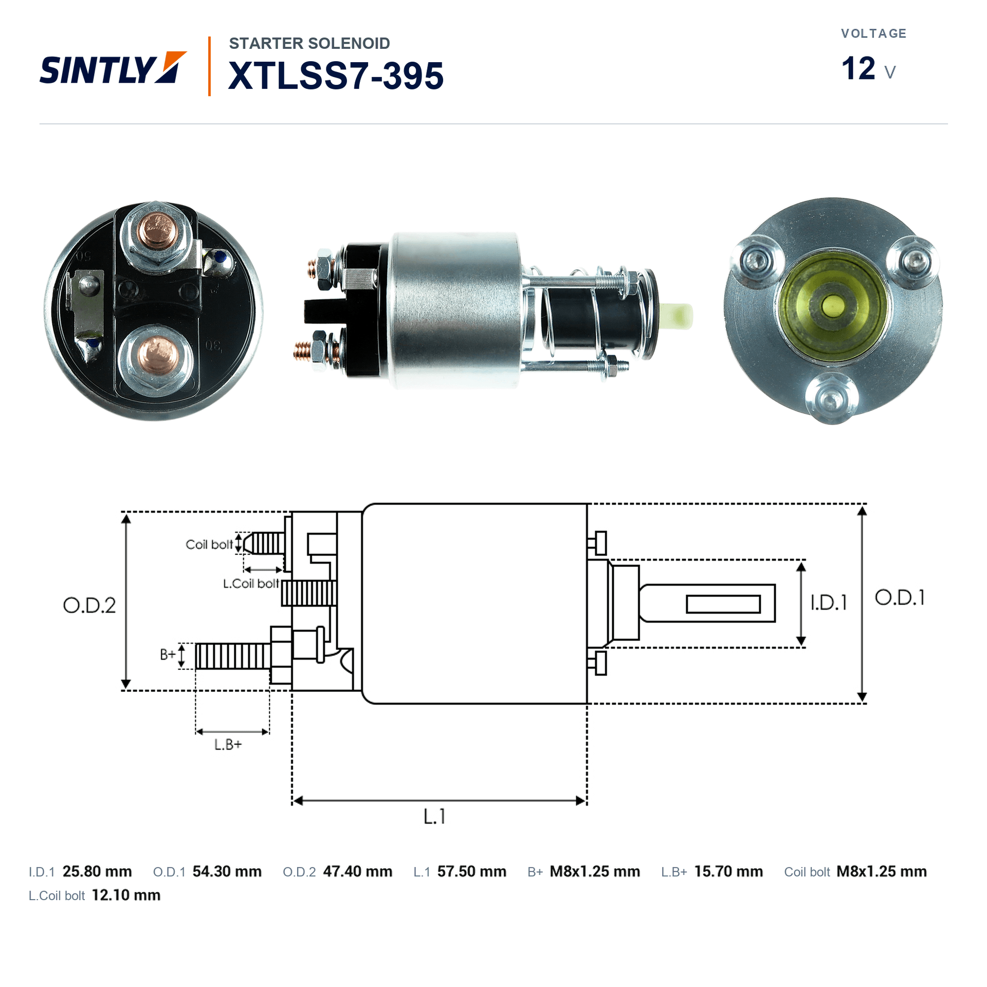 Starter Solenoid XTLSS7-395