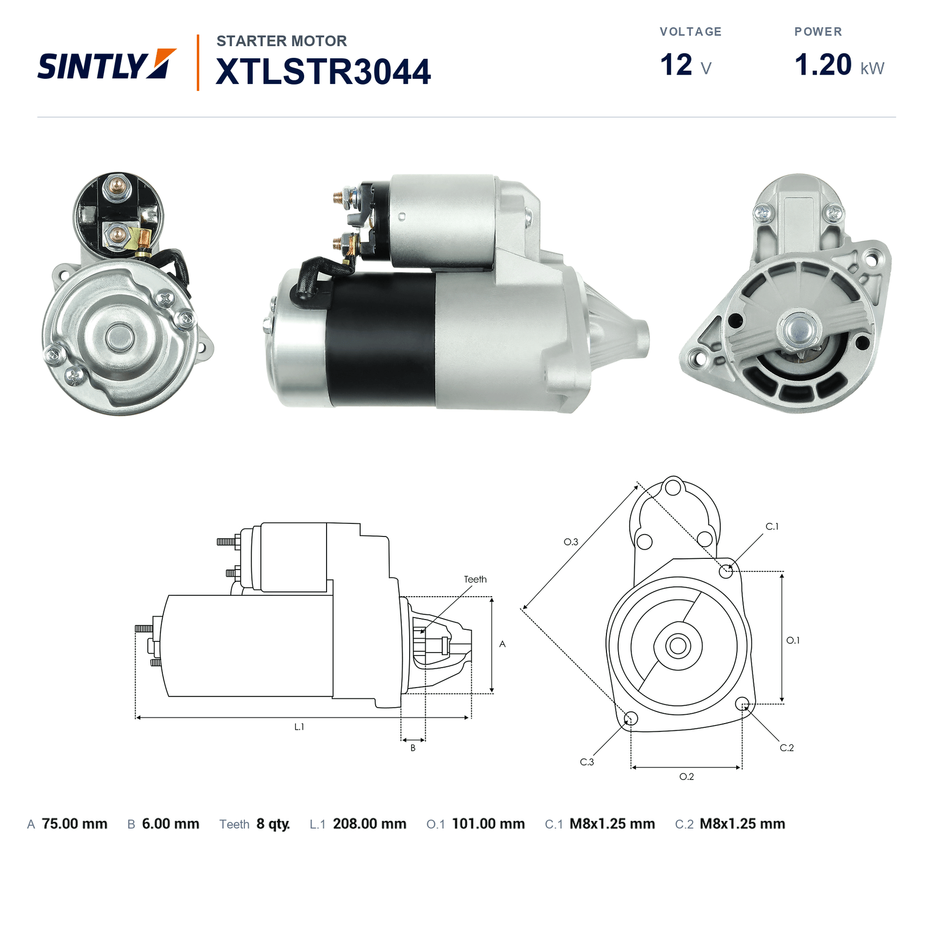 Starter XTLSTR3044