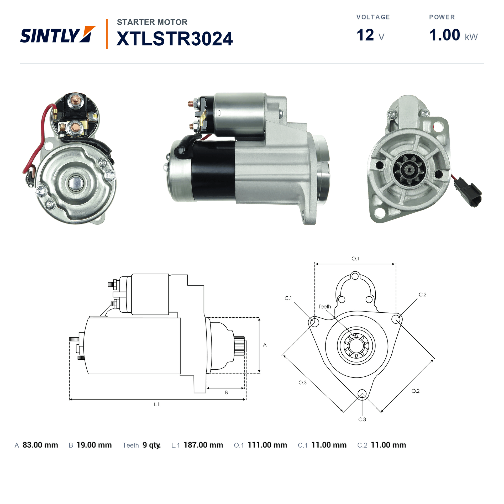 Starter XTLSTR3024