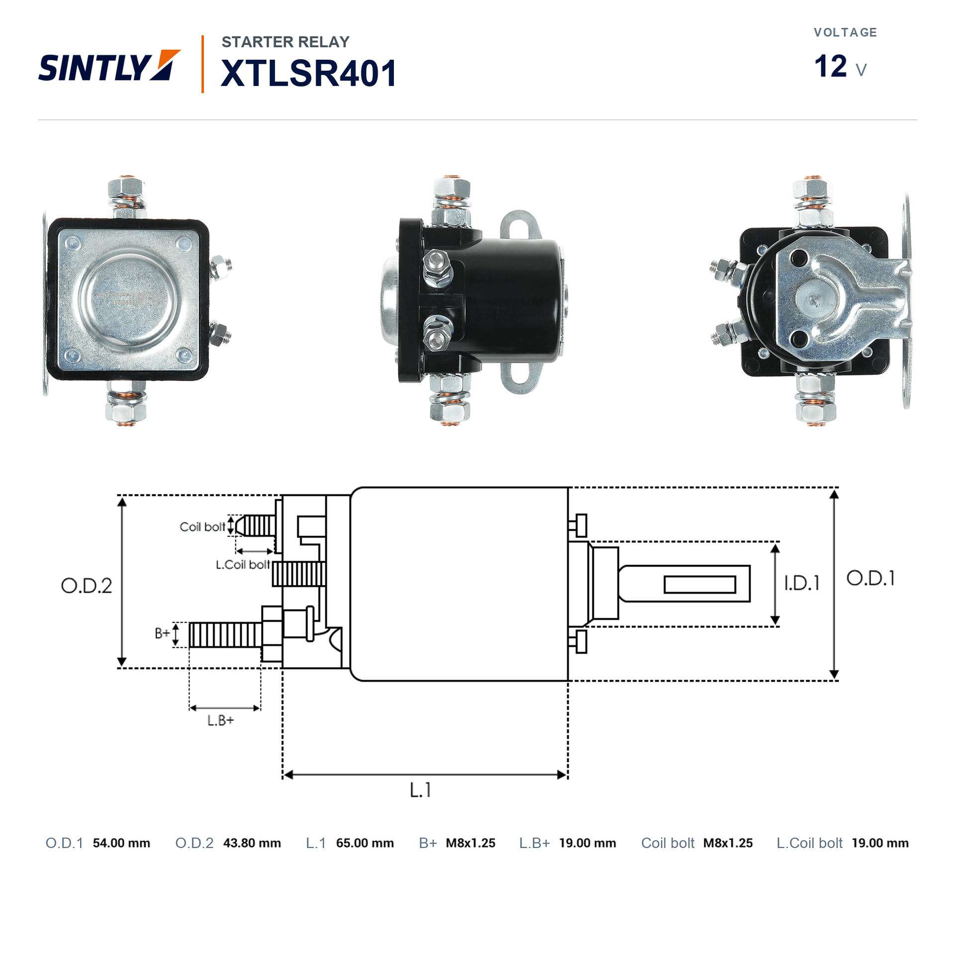 Starter Relay XTLSR401