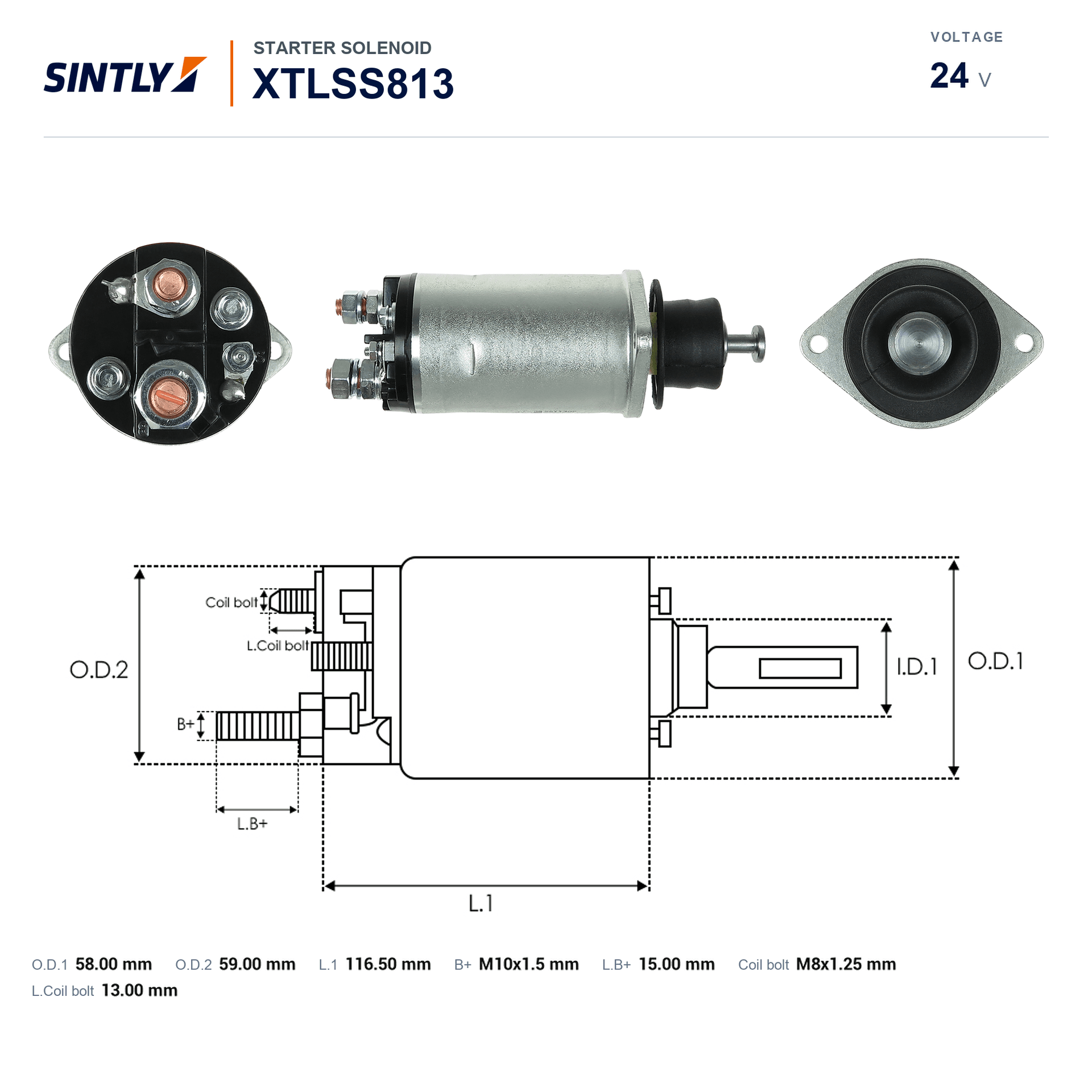 Starter Solenoid XTLSS813