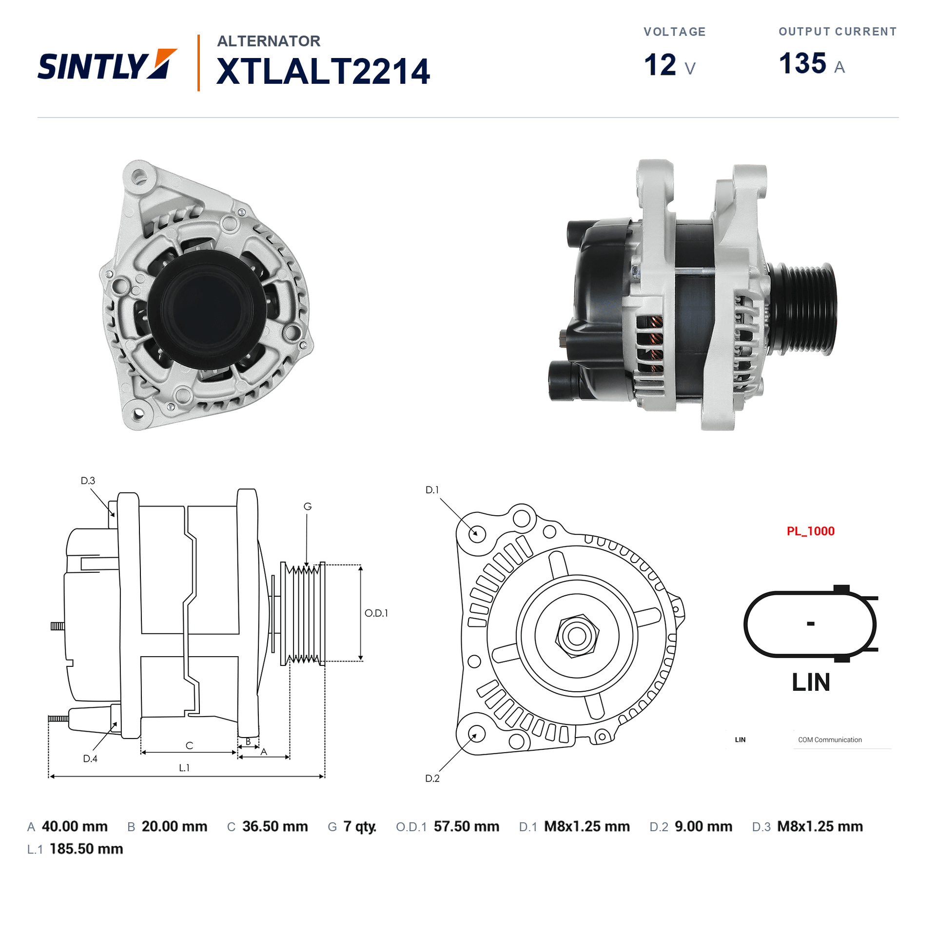 Alternator XTLALT2214