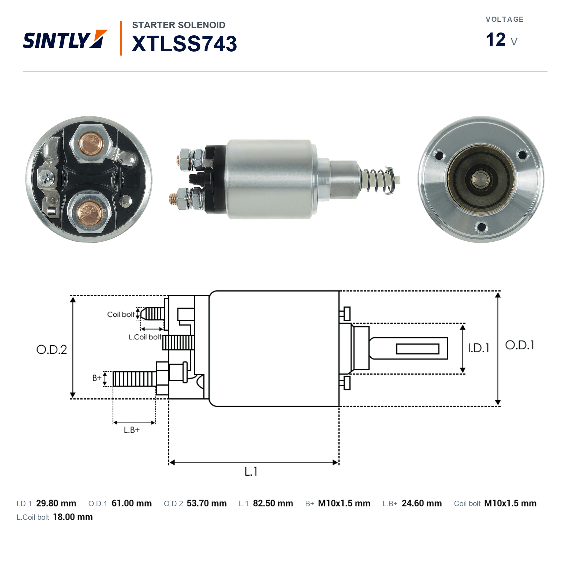 Starter Solenoid XTLSS743