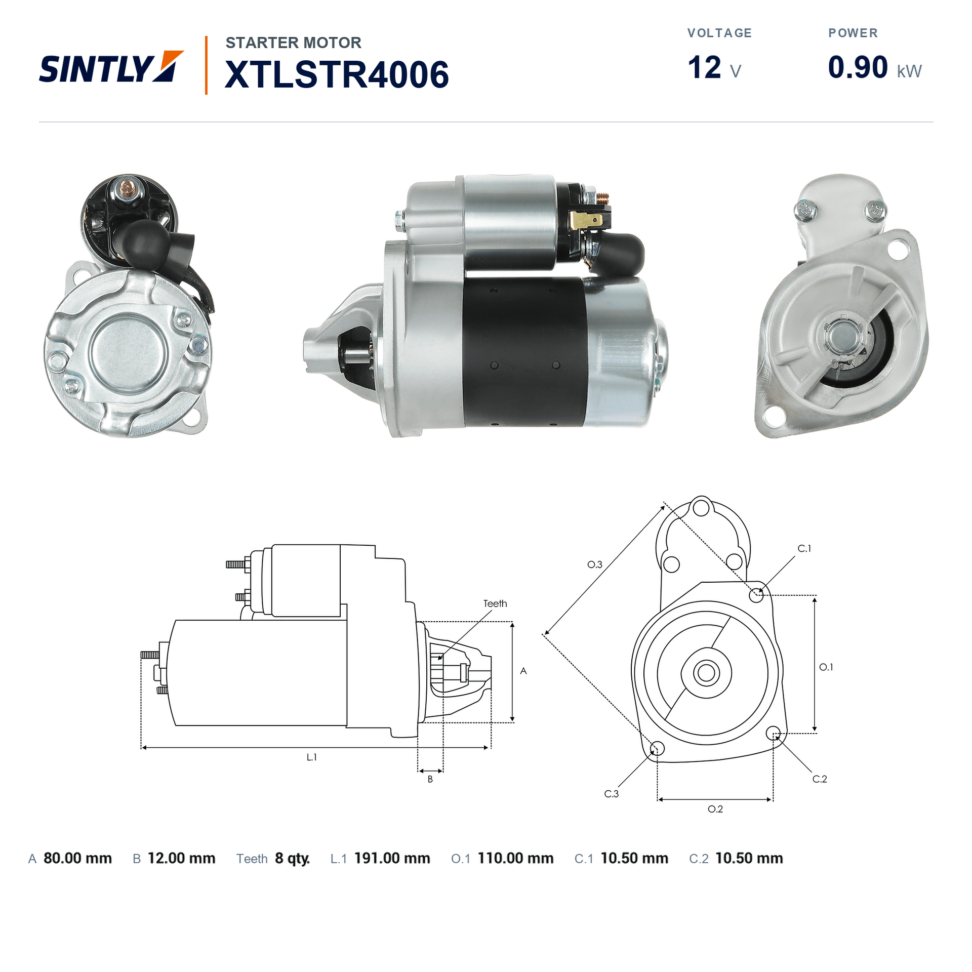 Starter XTLSTR4006