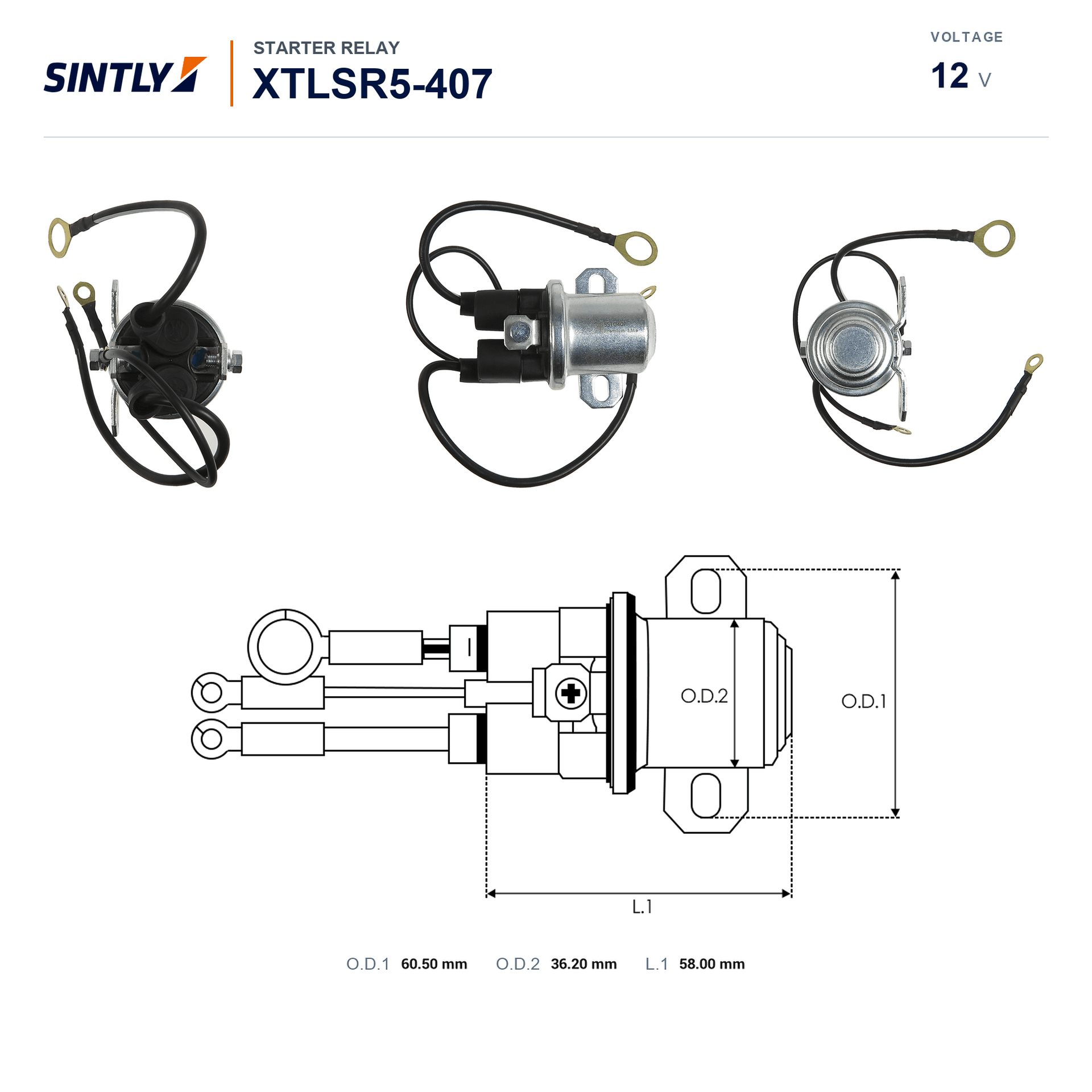 Relé de arranque XTLSR5-407