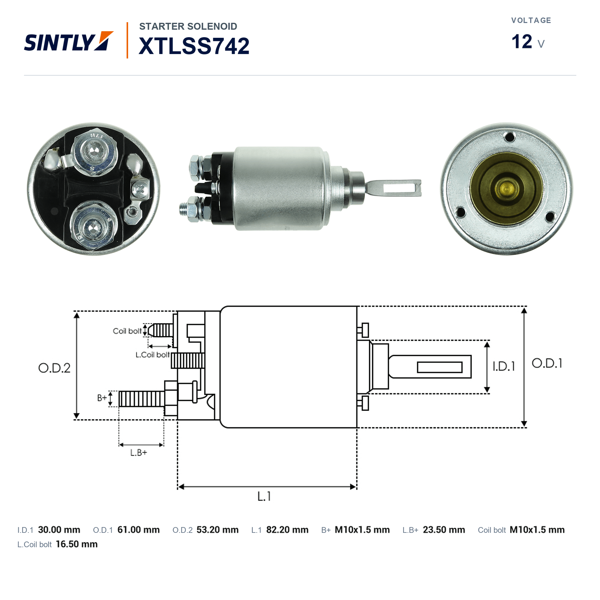 Starter Solenoid XTLSS742