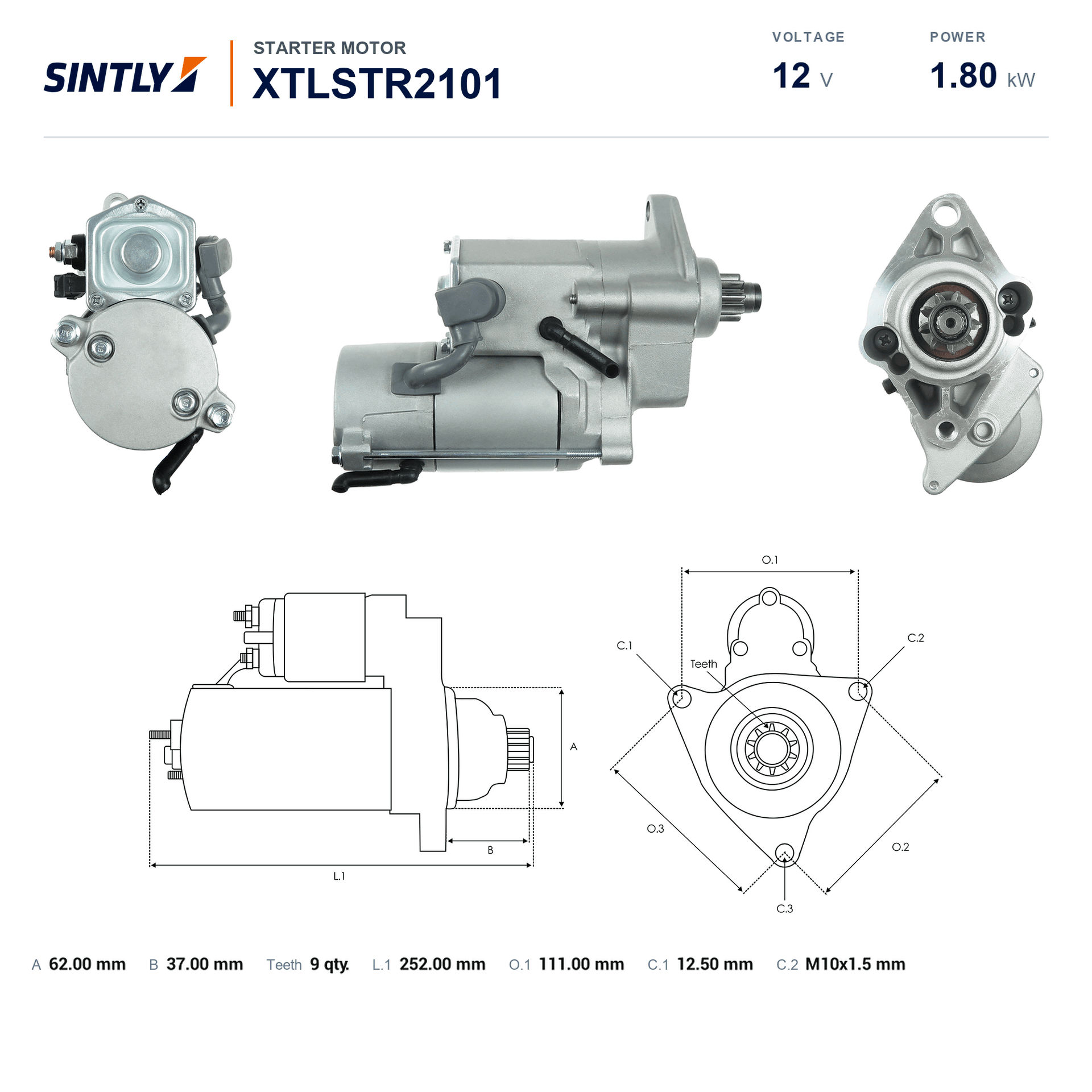 Starter XTLSTR2101