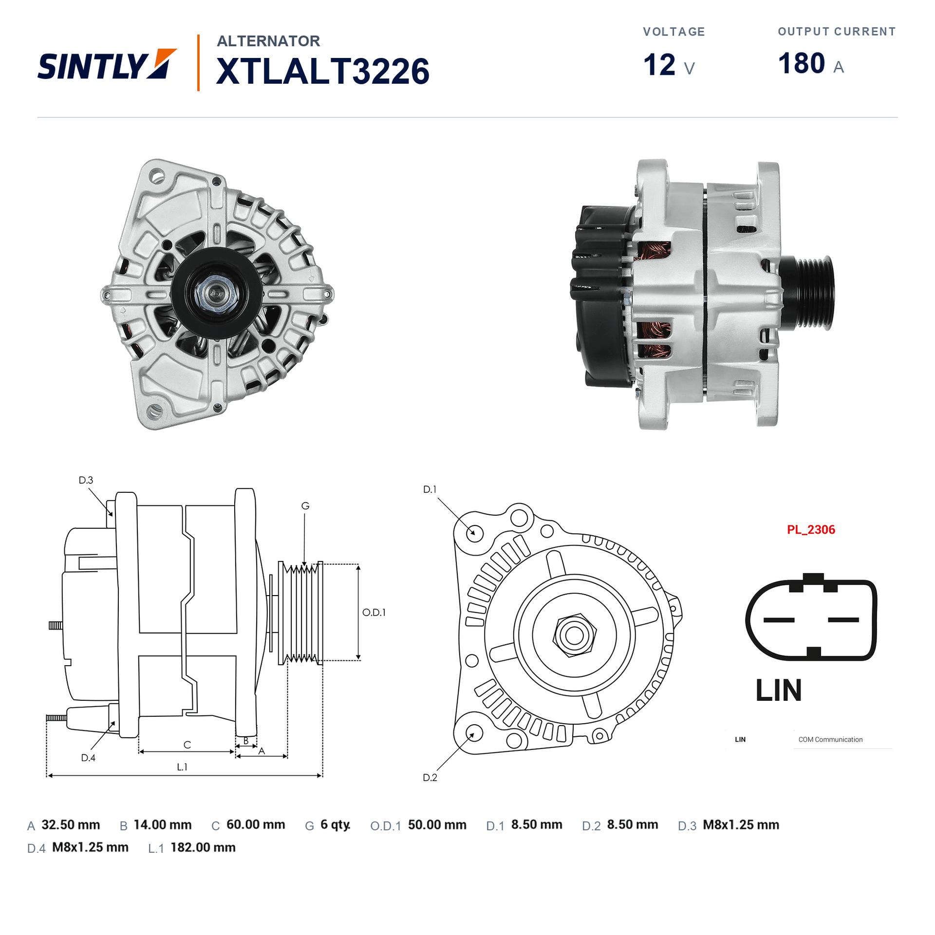 Alternator XTLALT3226