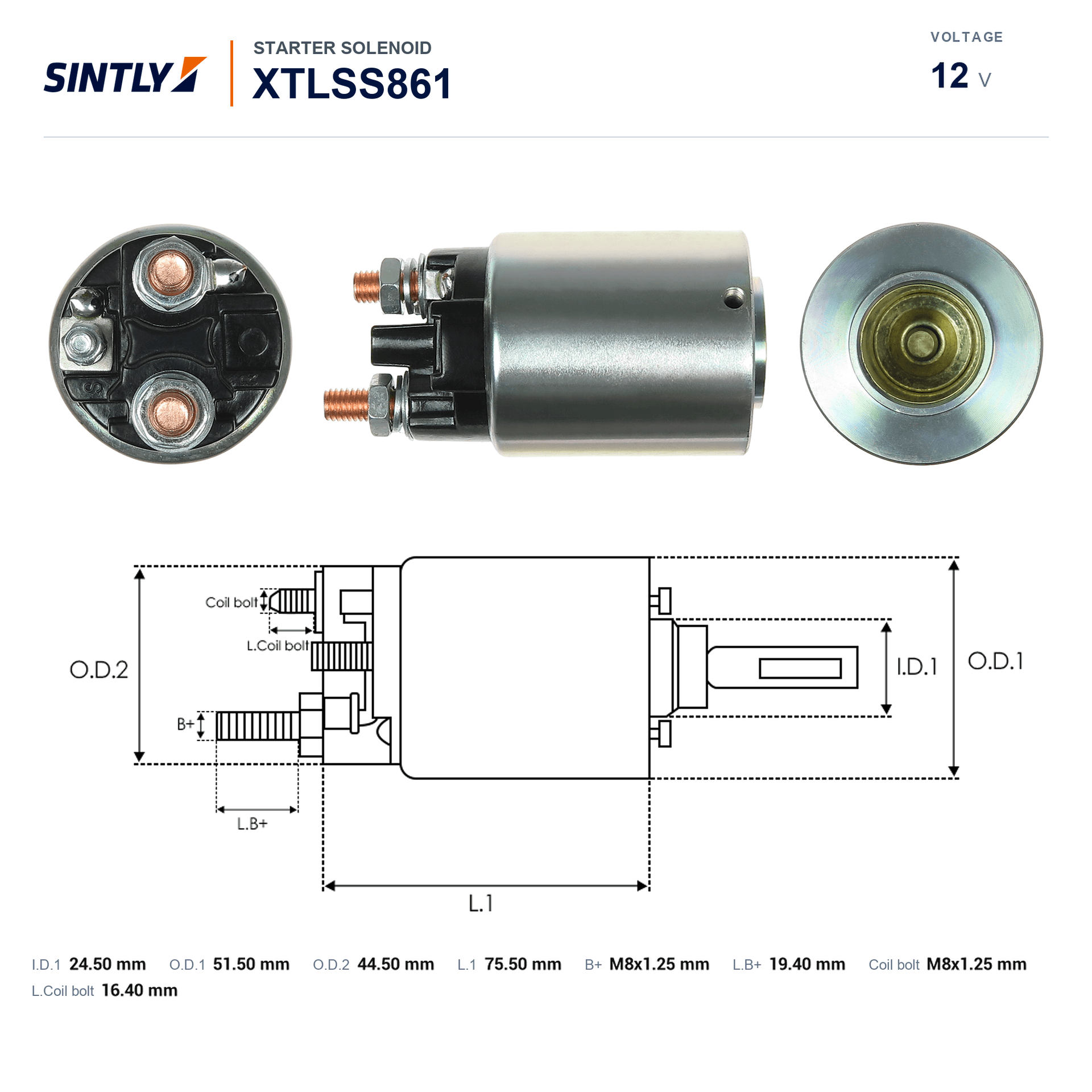 Starter Solenoid XTLSS861