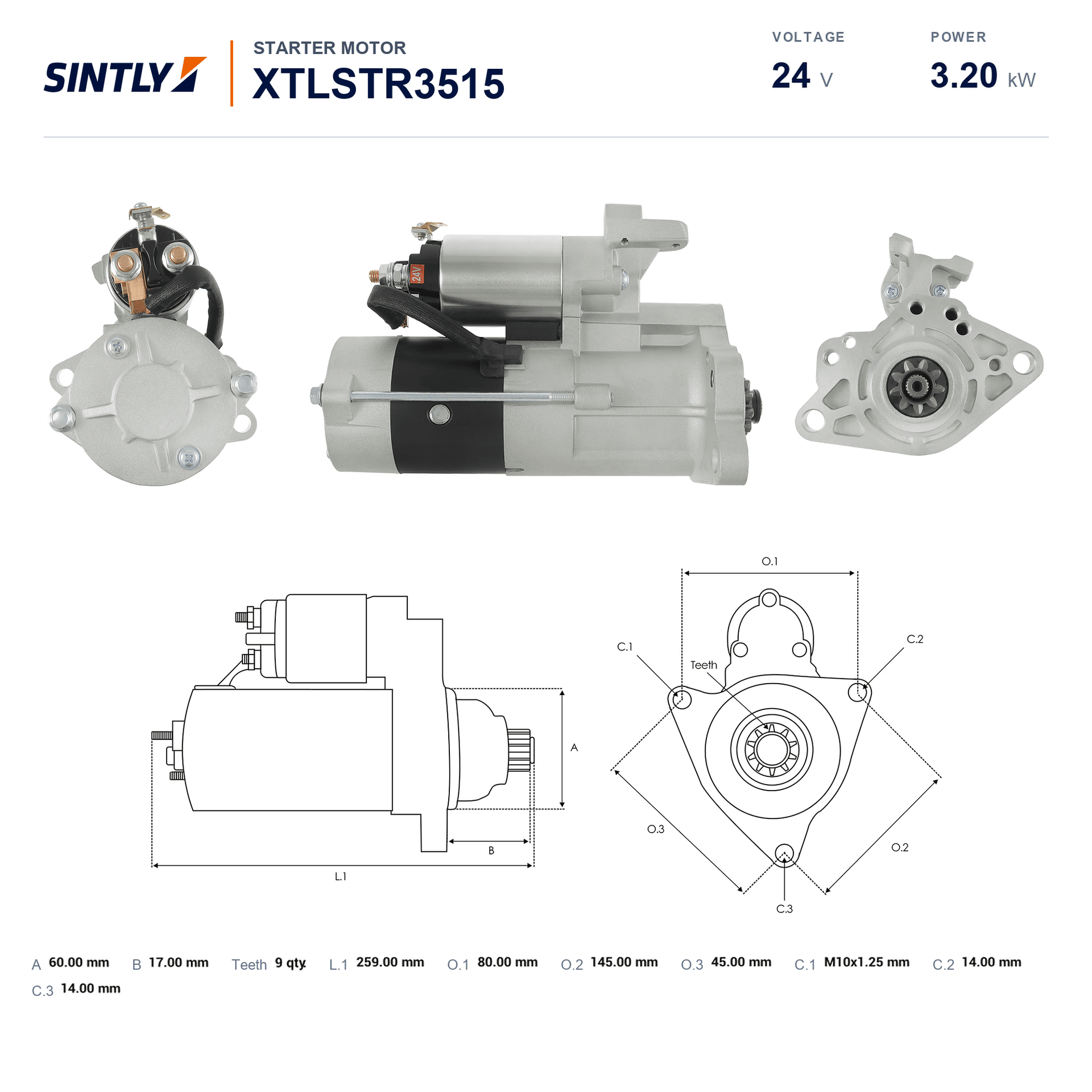 Starter XTLSTR3515