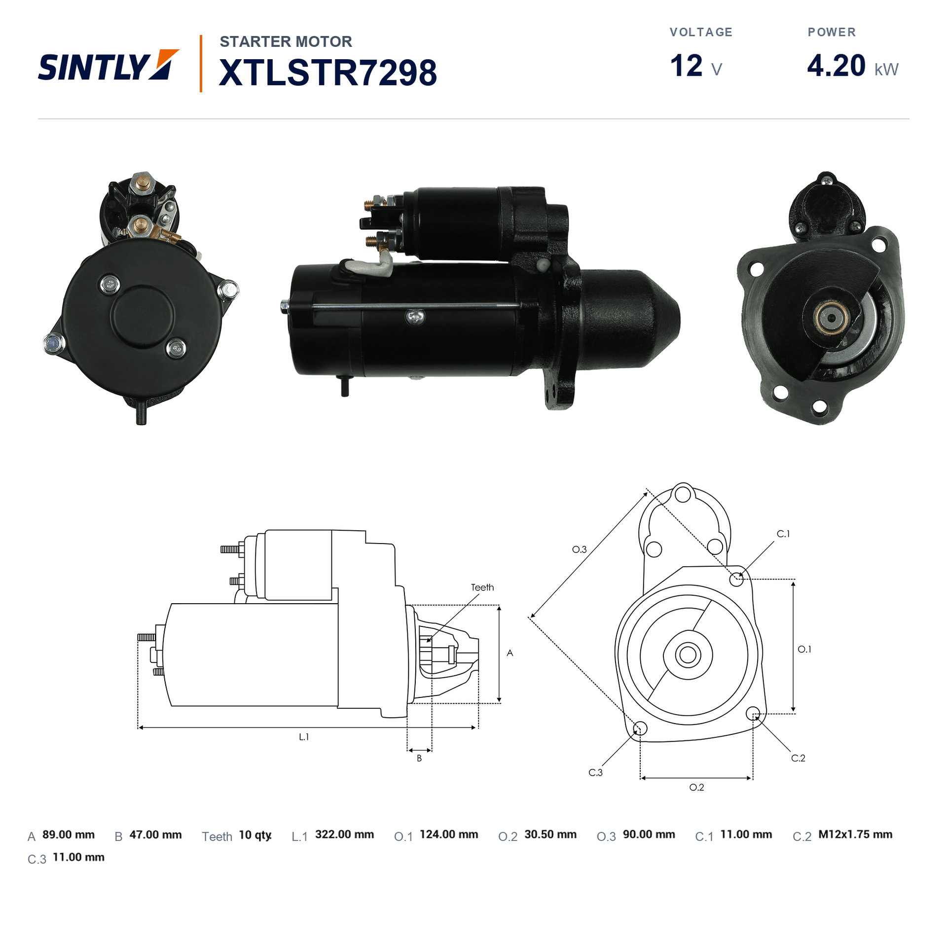 Starter XTLSTR7298