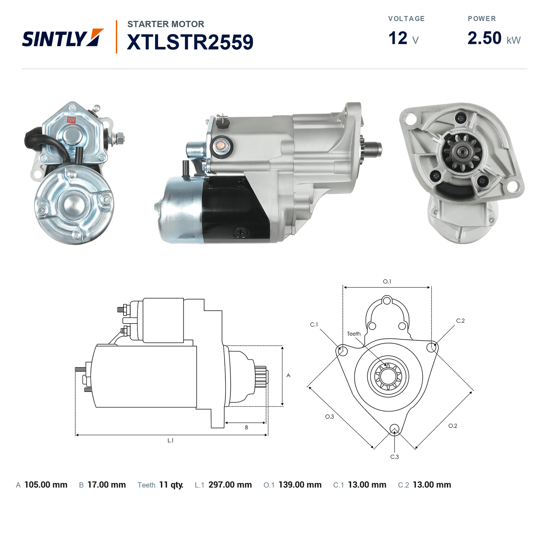 Starter XTLSTR2559