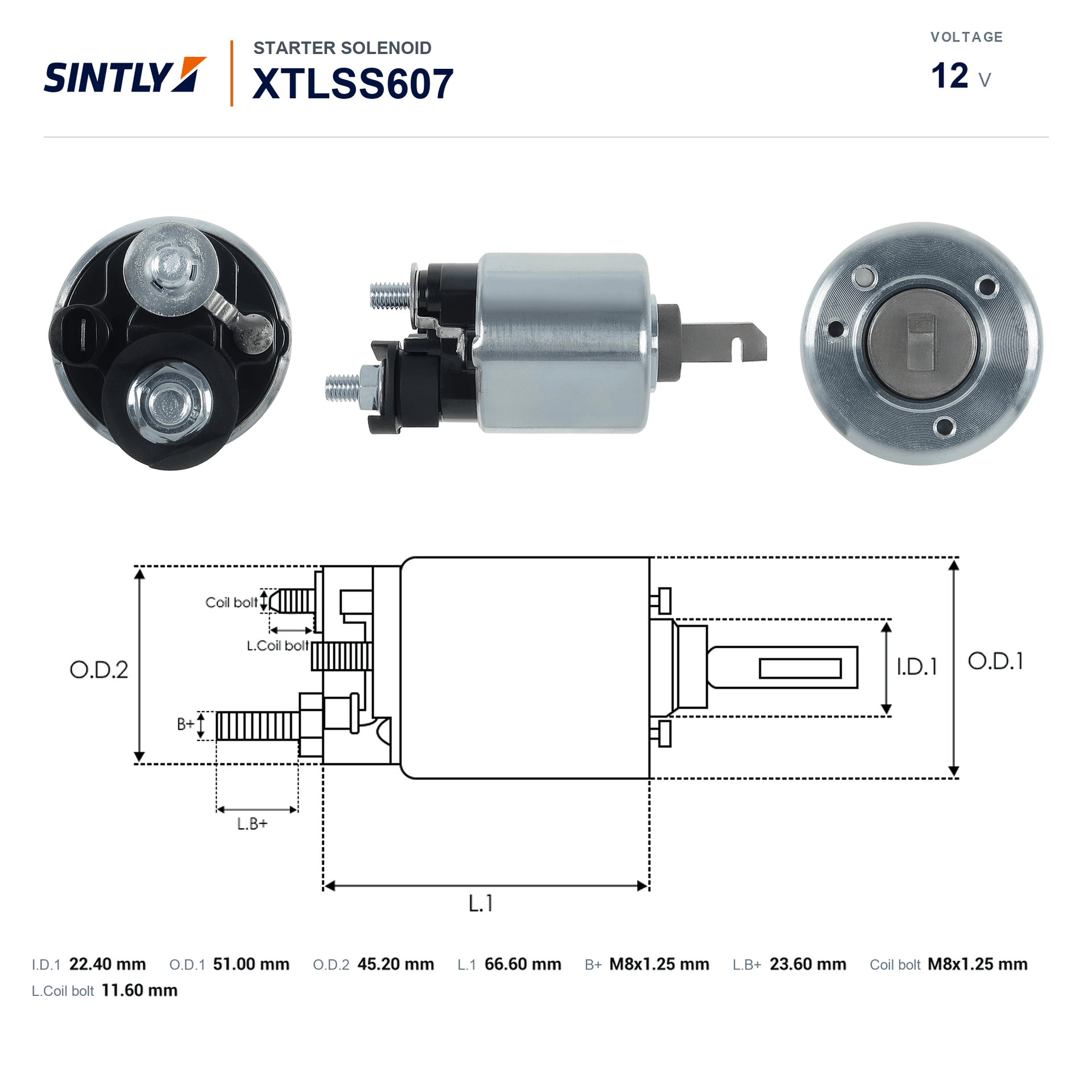 Starter Solenoid XTLSS607