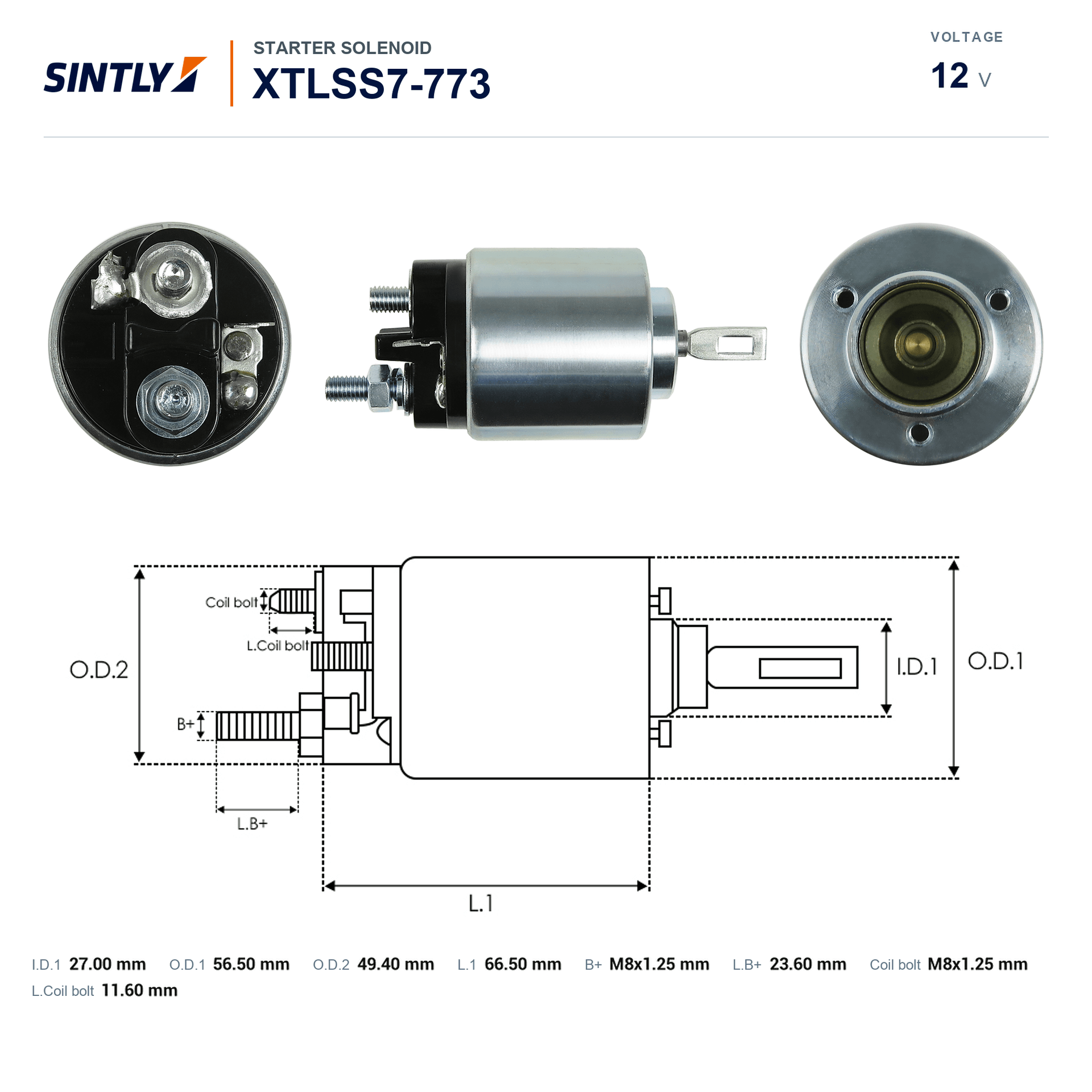 Starter Solenoid XTLSS7-773