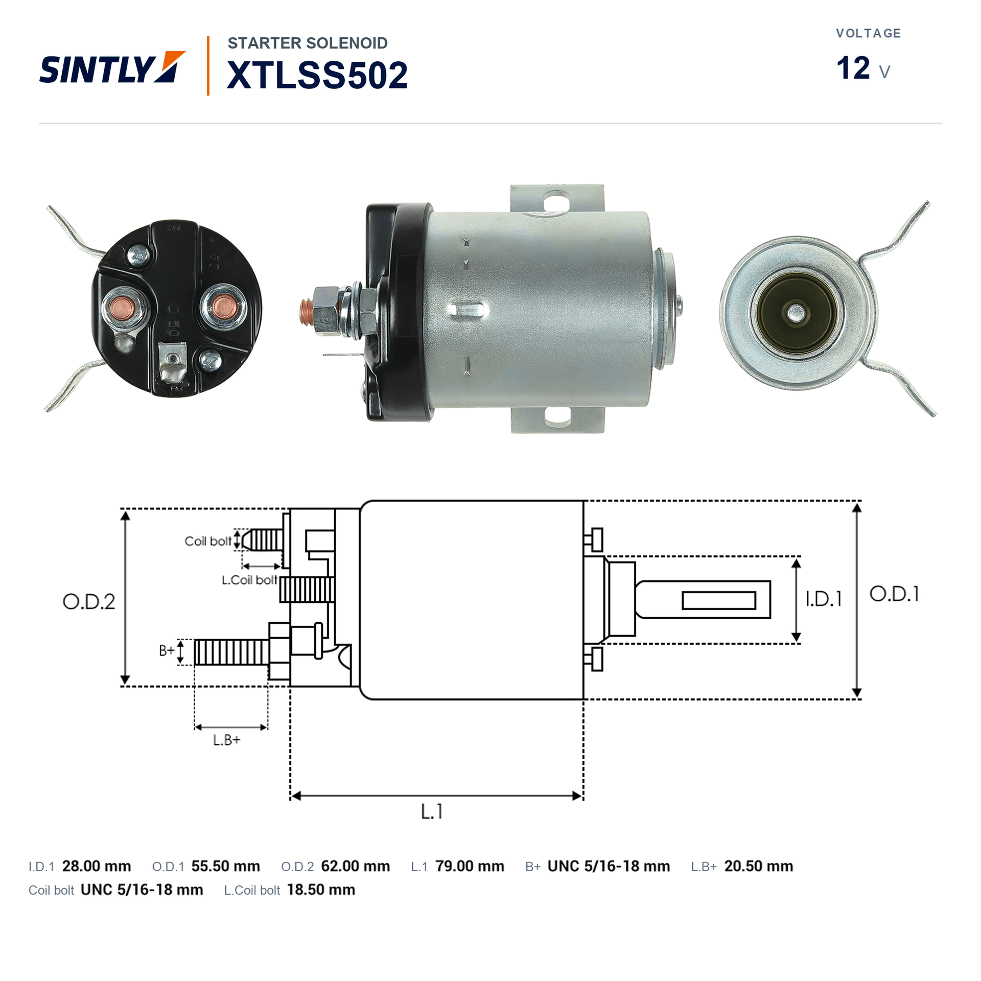 Solenoide de arranque XTLSS502