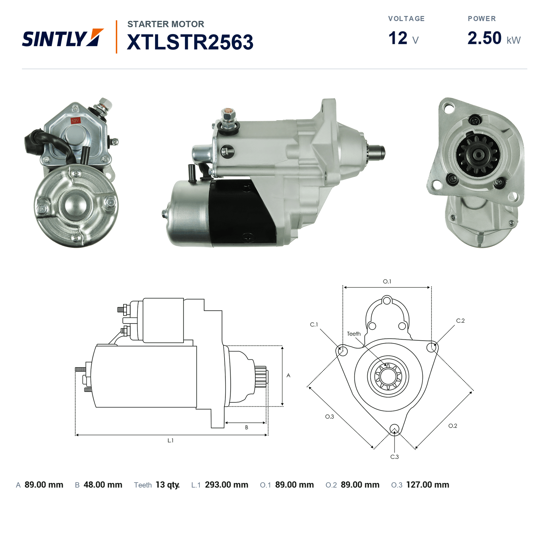 Starter XTLSTR2563