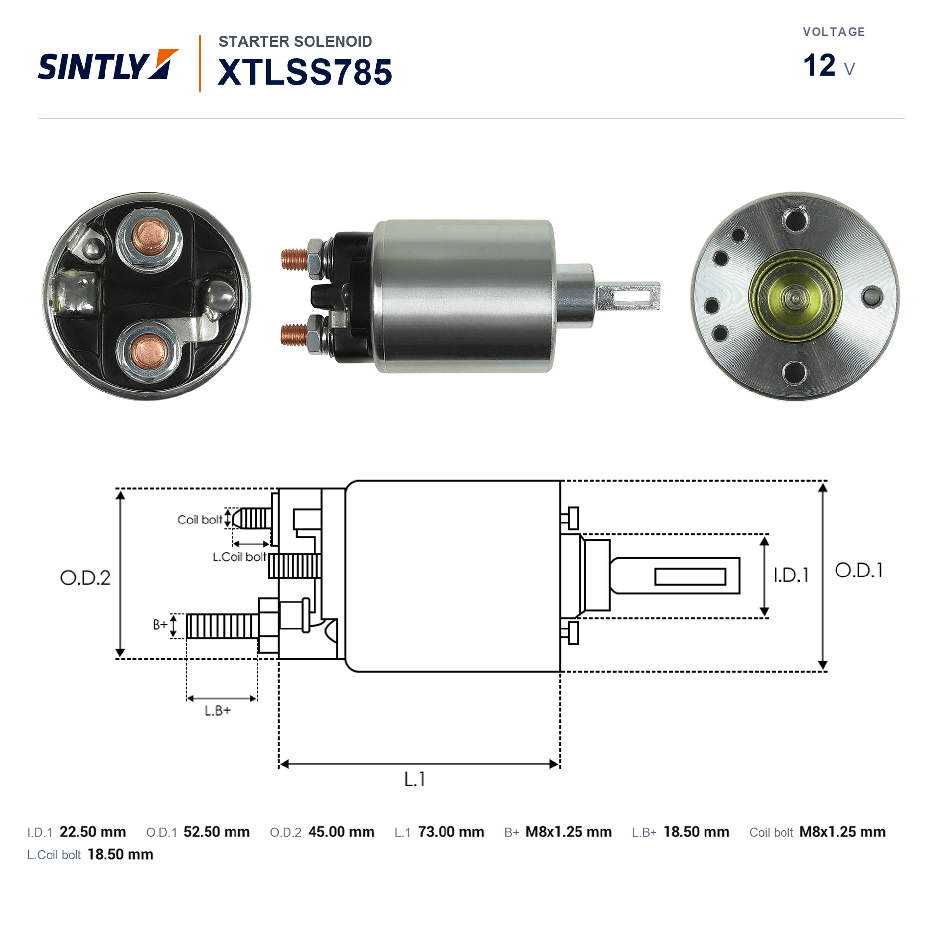 Starter Solenoid XTLSS785