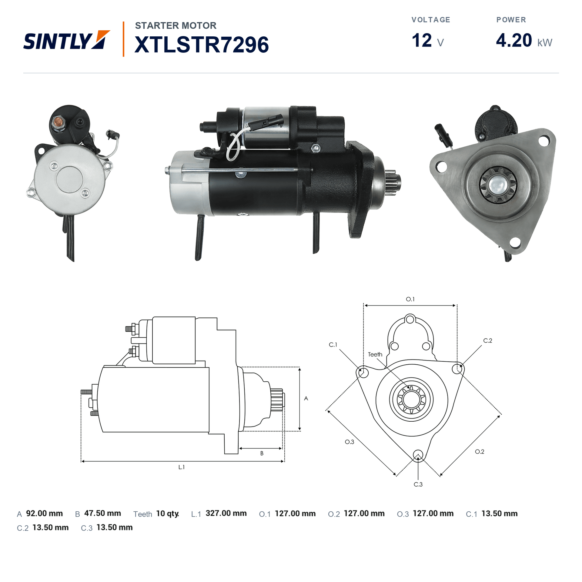 Starter XTLSTR7296