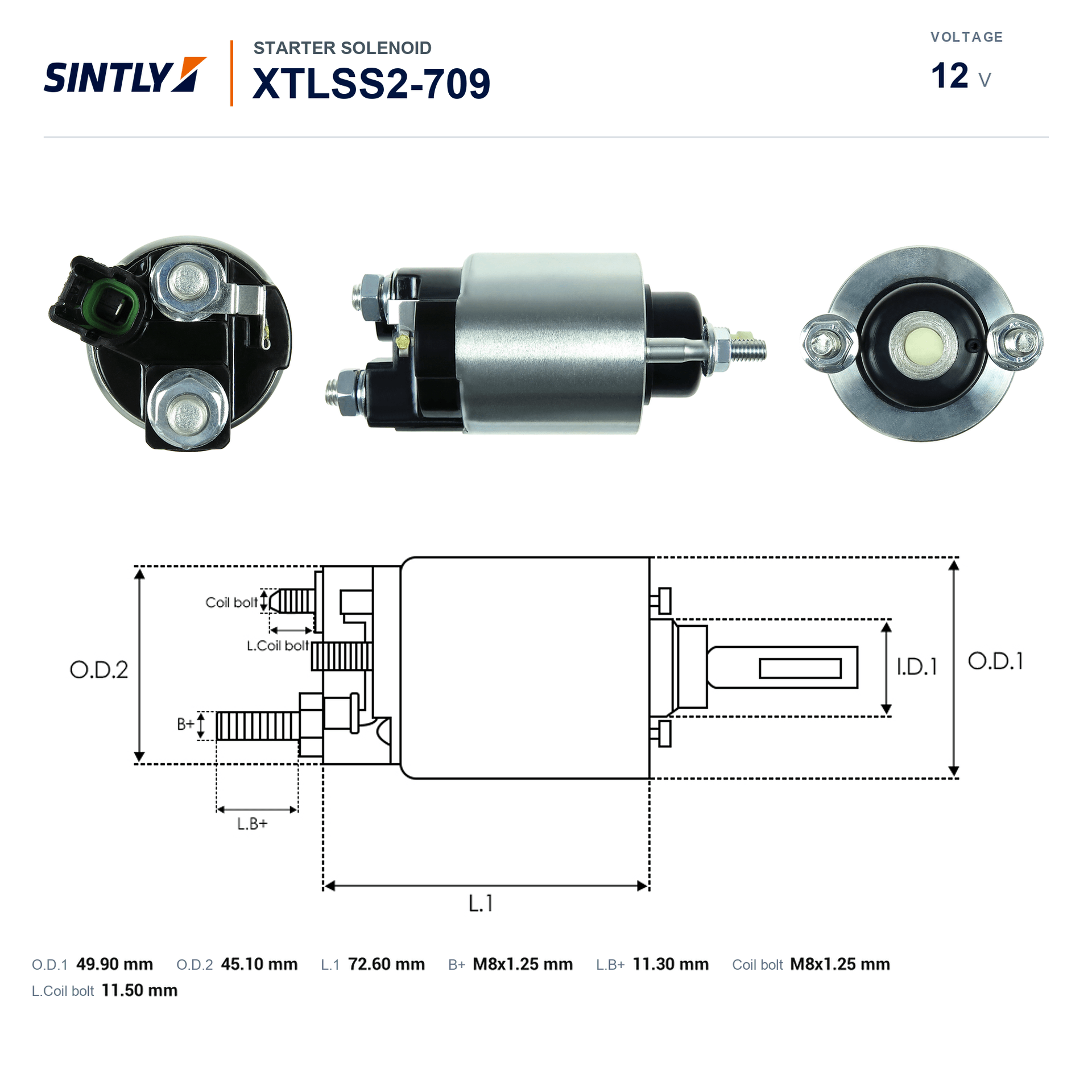 起动机电磁开关 XTLSS2-709