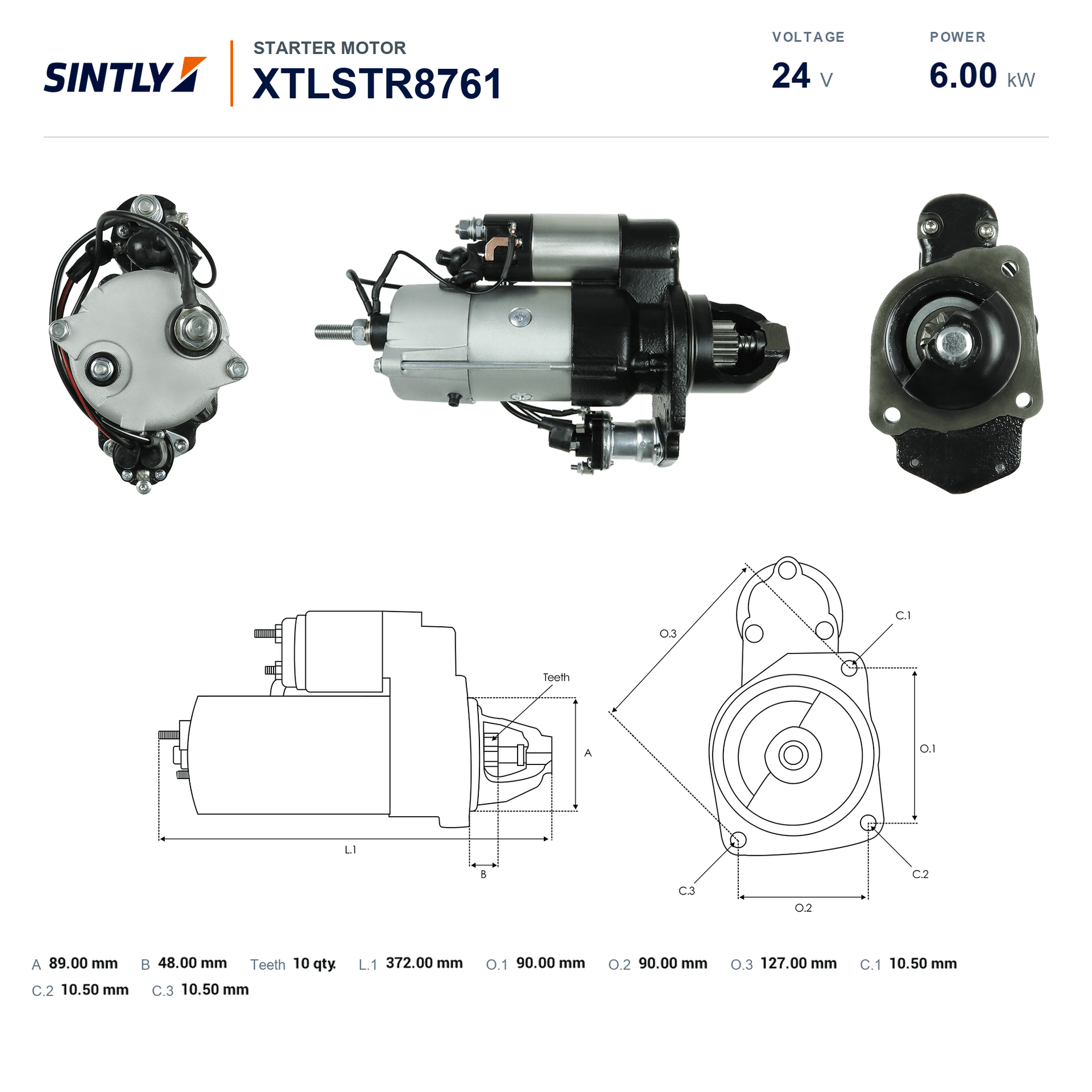 Starter XTLSTR8761