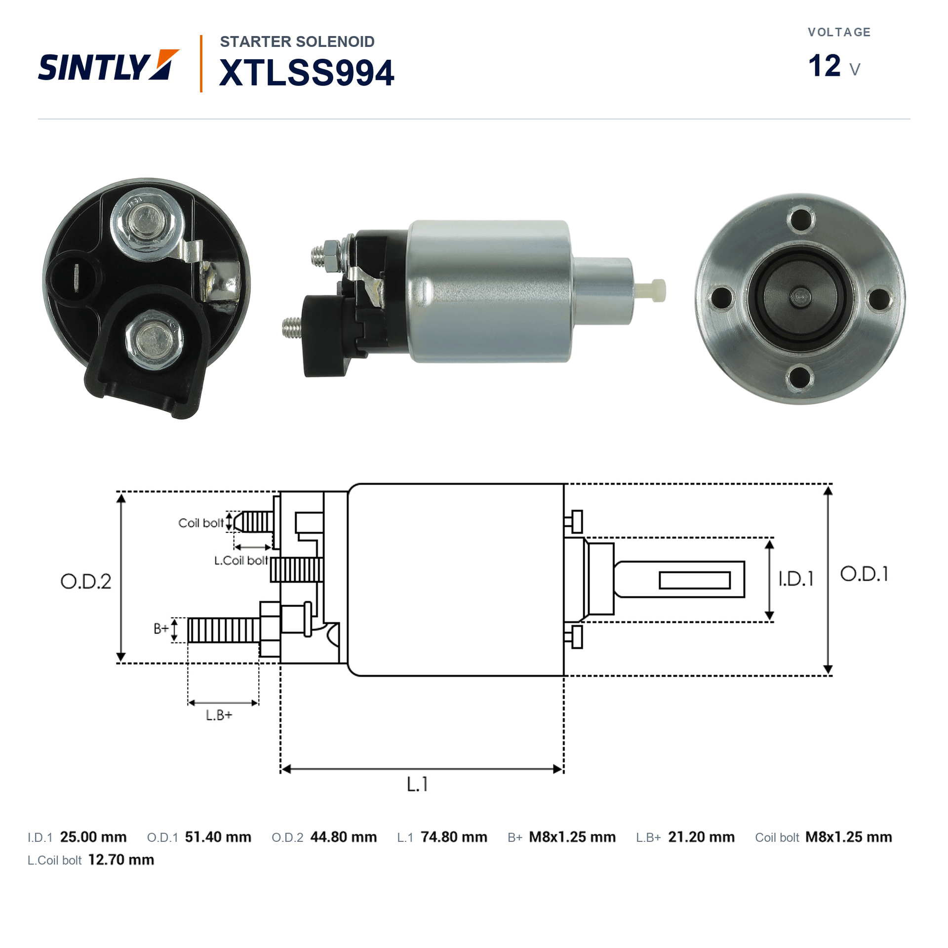 Starter Solenoid XTLSS994